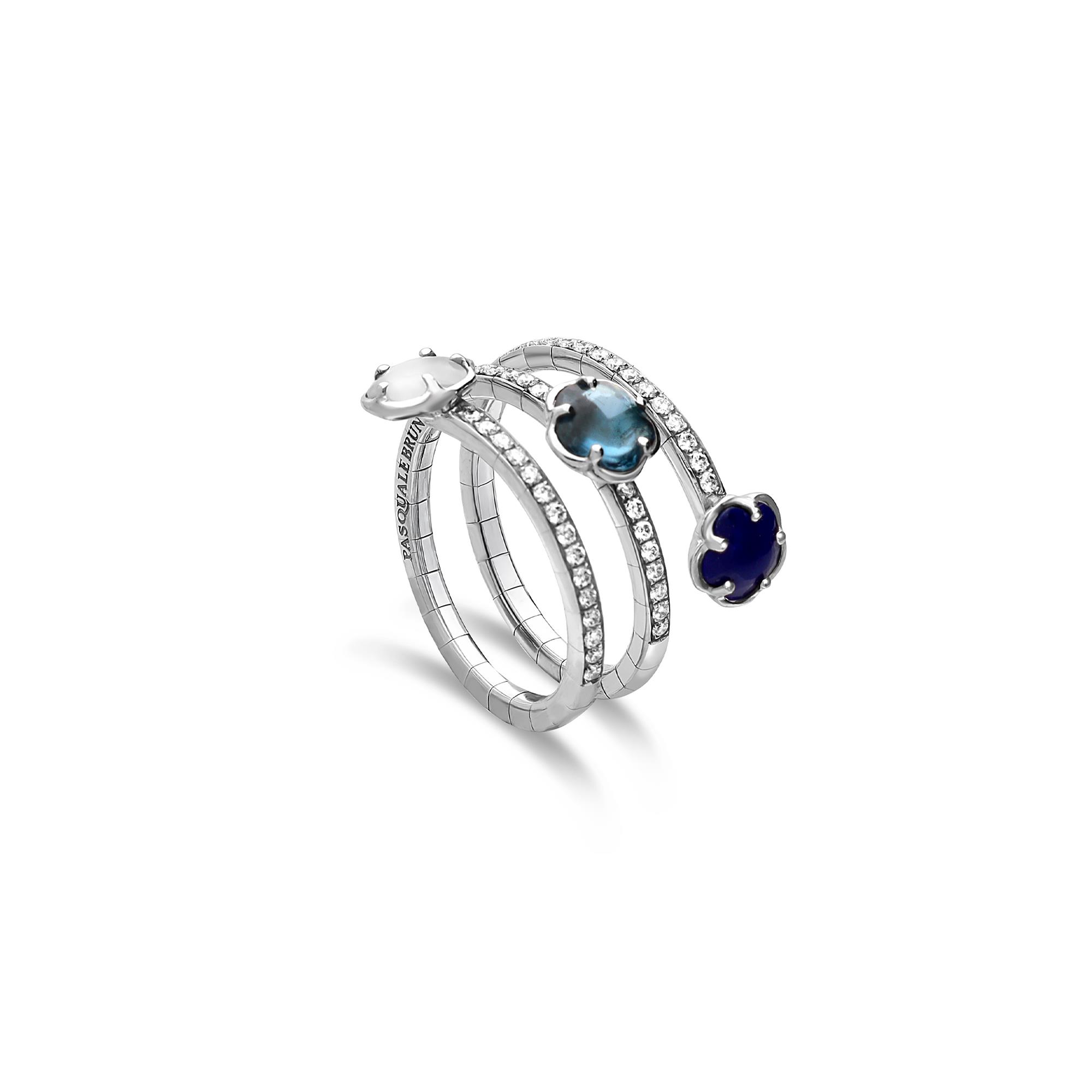 Anello Figlia dei Fiori con diamanti - PASQUALE BRUNI