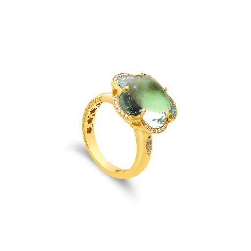 Anillo Bon Ton Dolce Vita con diamantes y amatista - PASQUALE BRUNI