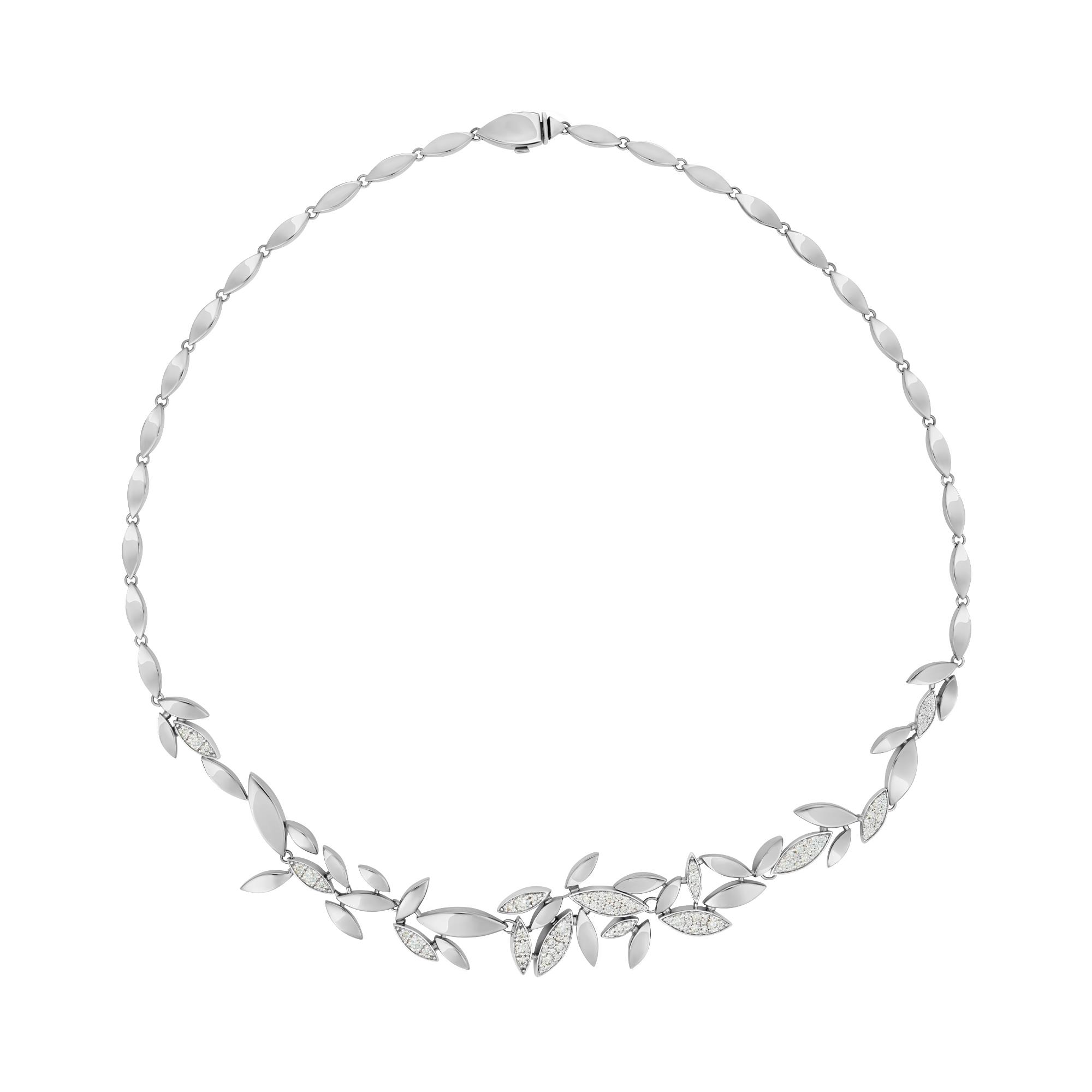 Collana Fogliea con diamanti ct. 1,30 - ALFIERI & ST. JOHN