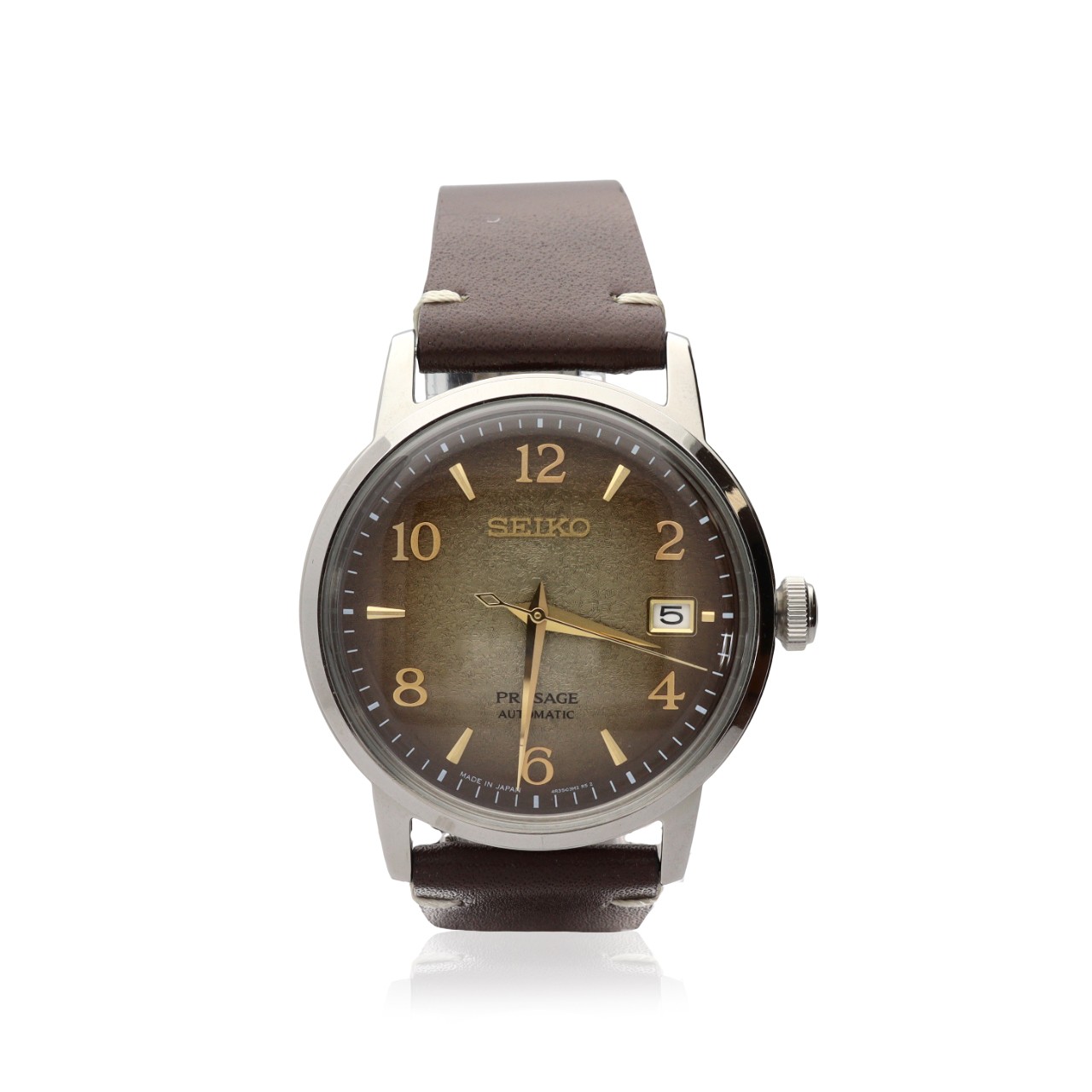 Presage Cocktail Time watch in stainless steel, 38.5 mm case - SEIKO