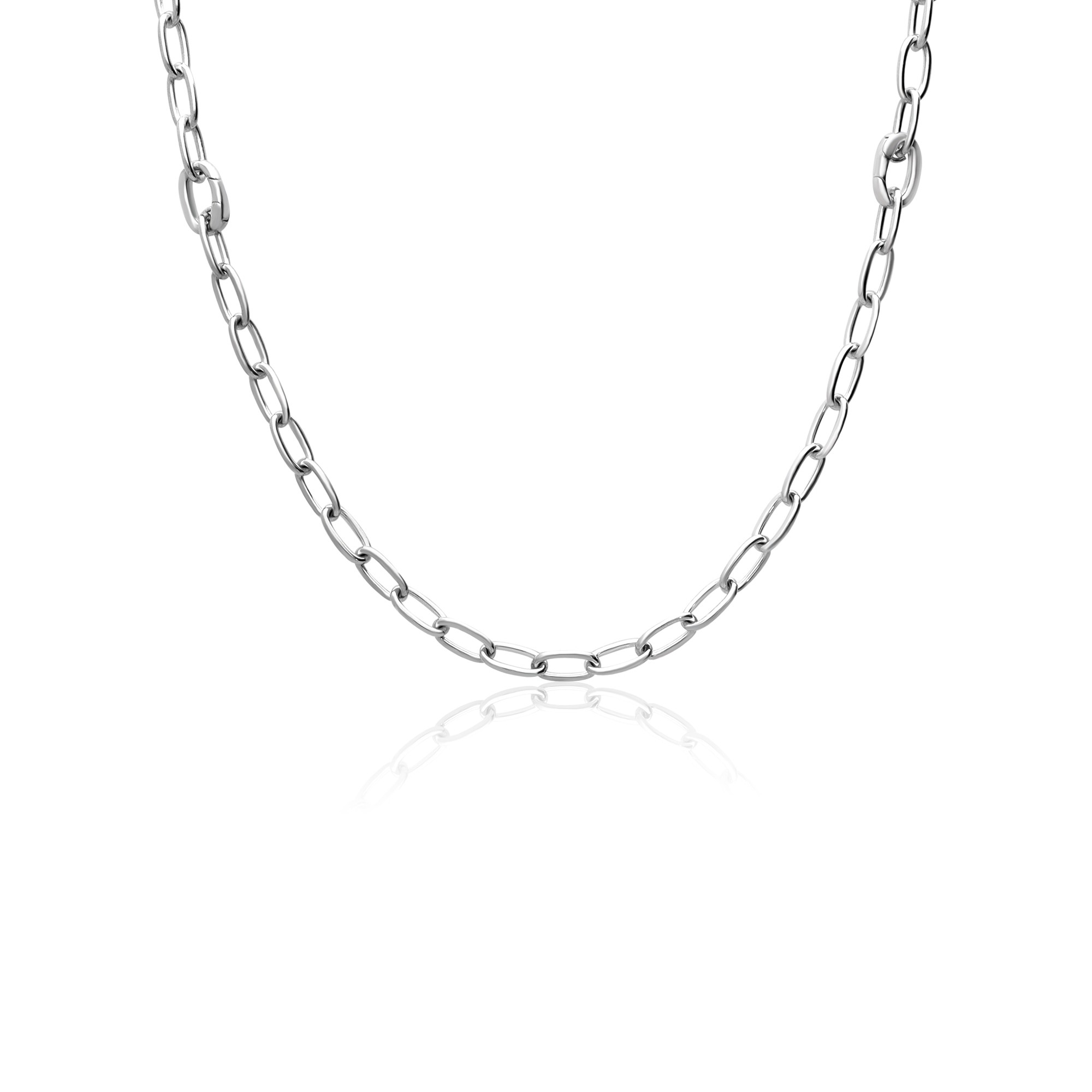 Essential necklace in silver with 5 links - DODO