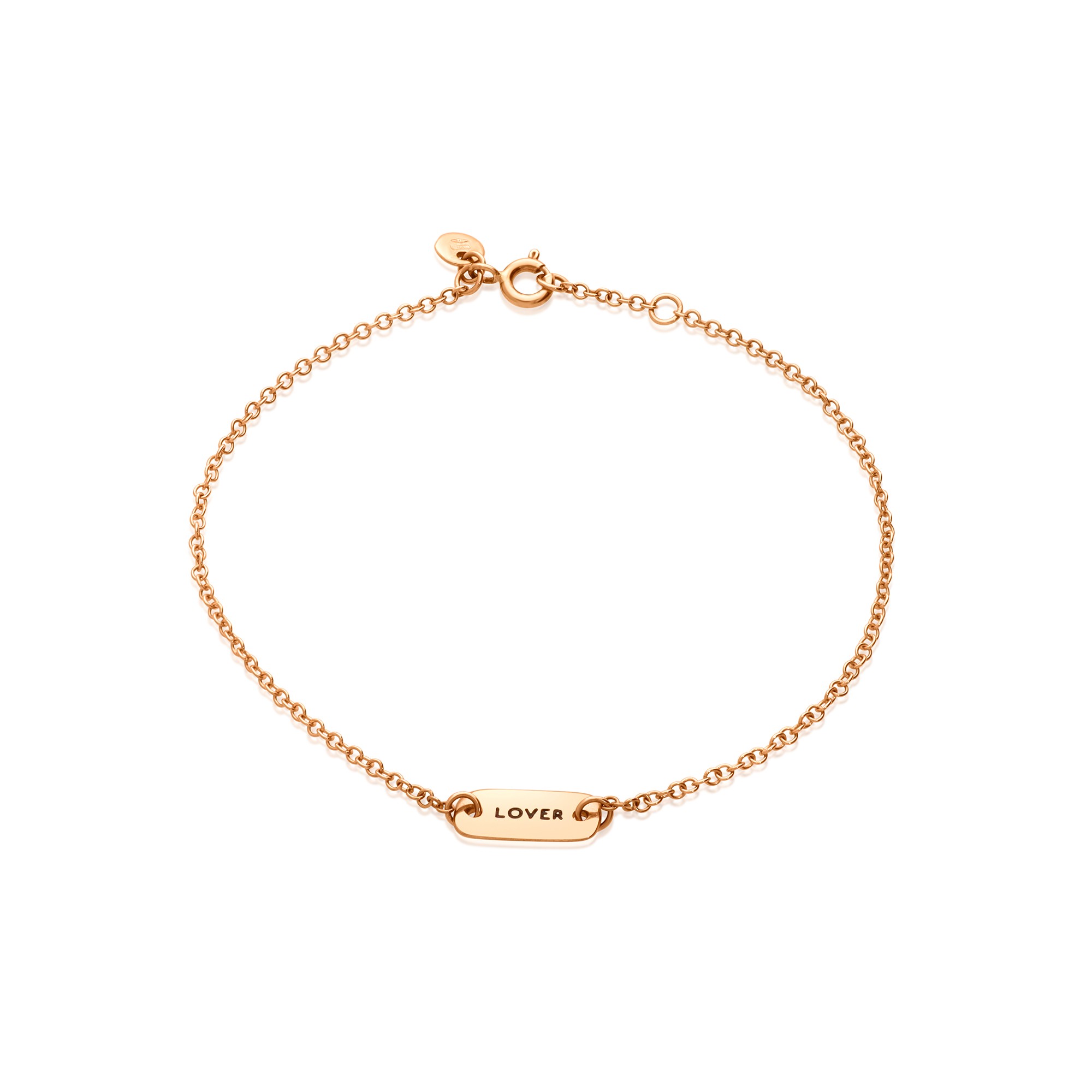 Bracciale Tag “Lover” in oro rosa - DODO