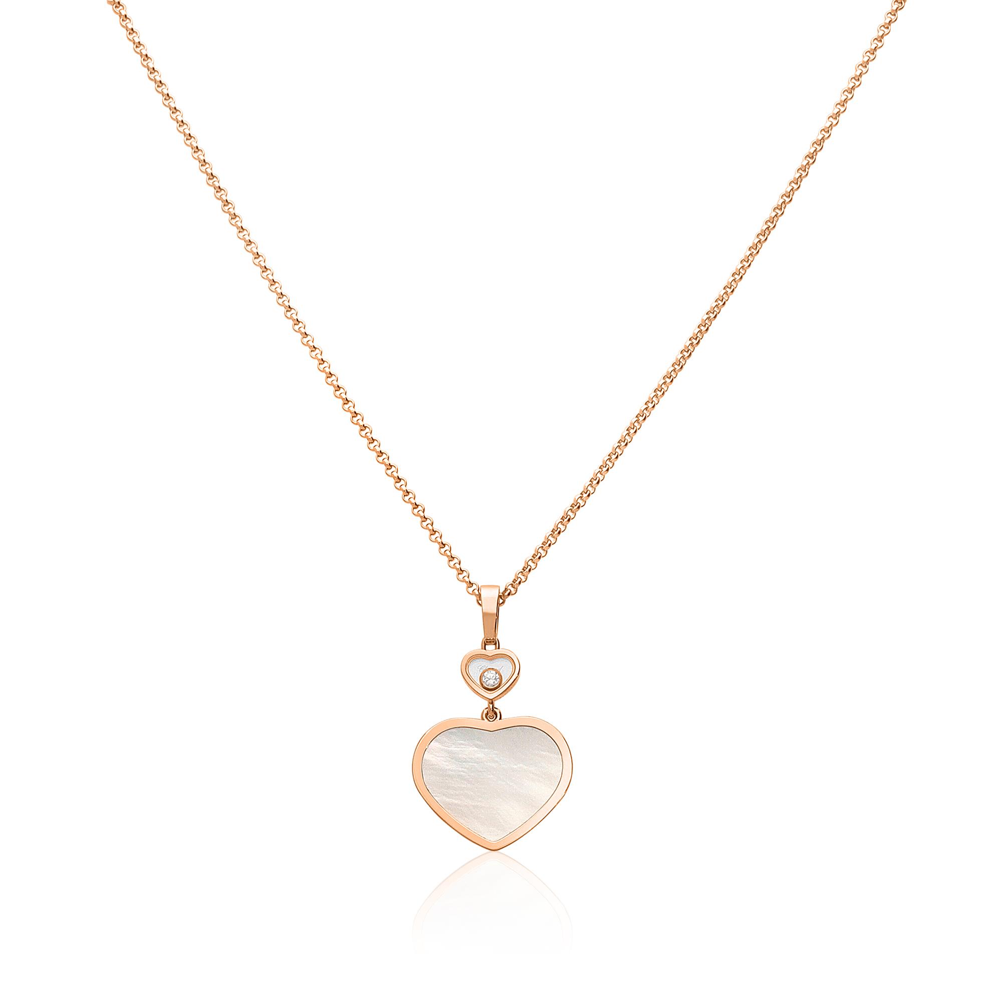 Collana Chopard happy hearts con madreperla - CHOPARD