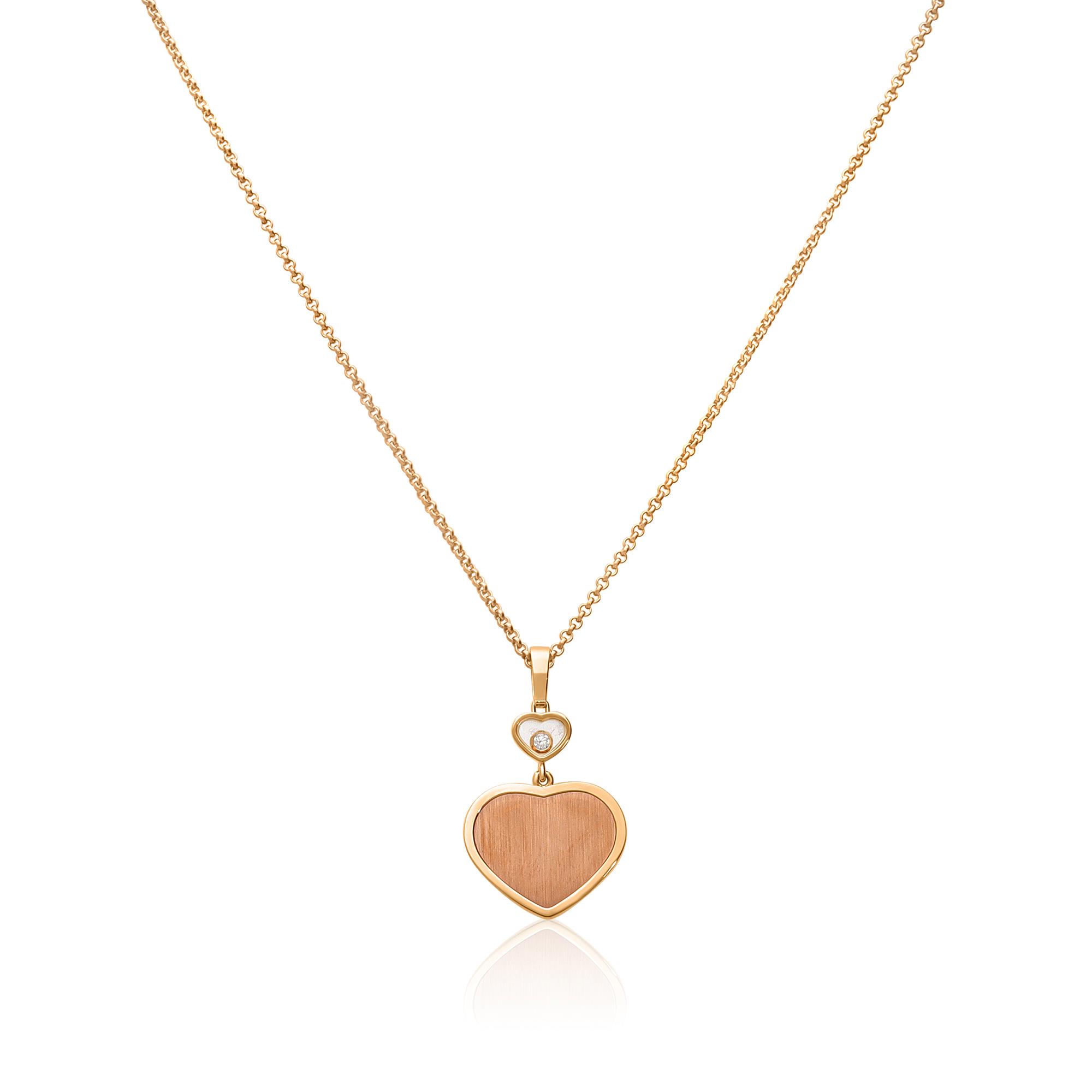 Collana Chopard con cuore satinato - CHOPARD