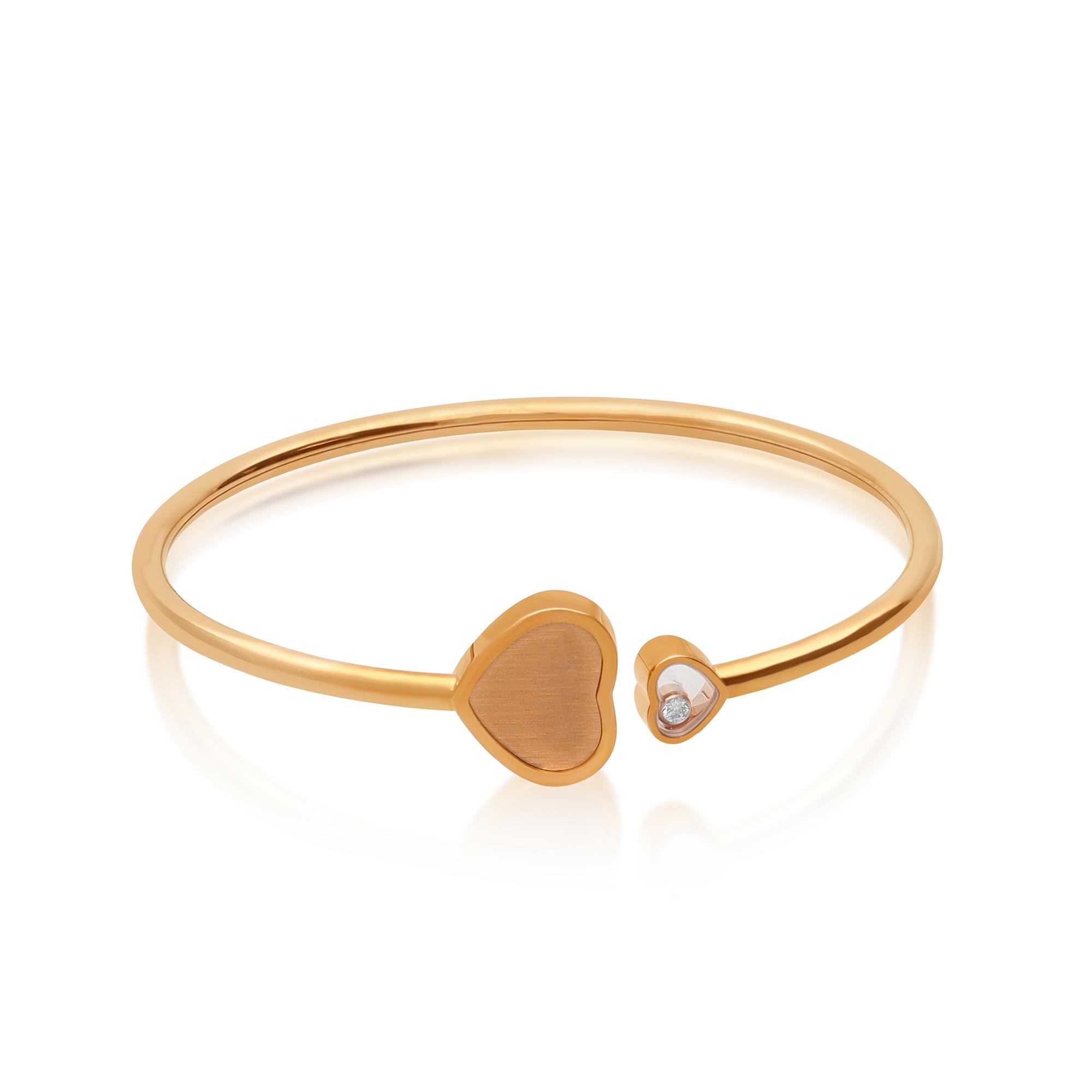 Bracciale Chopard happy hearts in oro rosa - CHOPARD