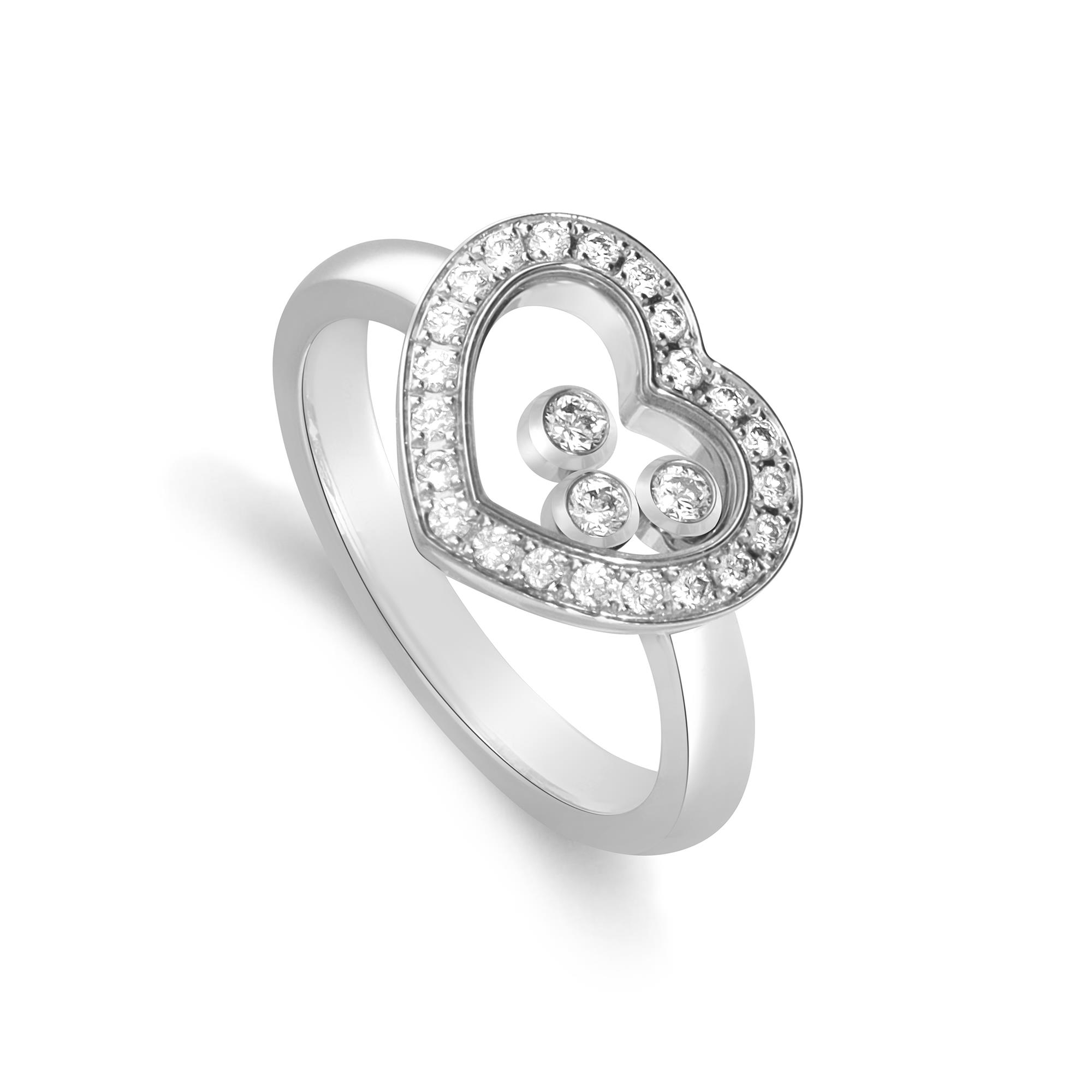 Anello Chopard happy diamonds con diamanti - CHOPARD