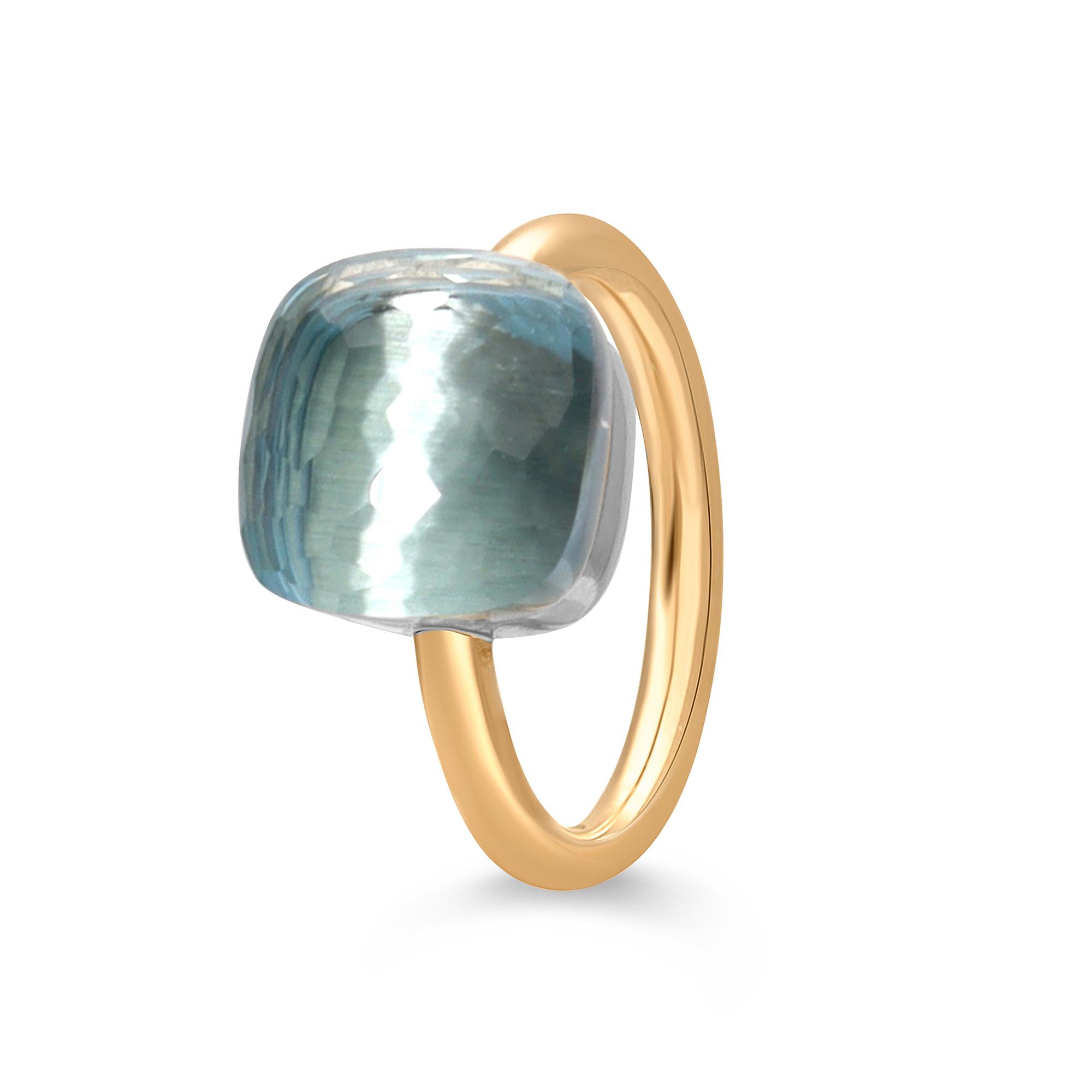 Anello Pomellato Nudo maxi con topazio azzurro - POMELLATO
