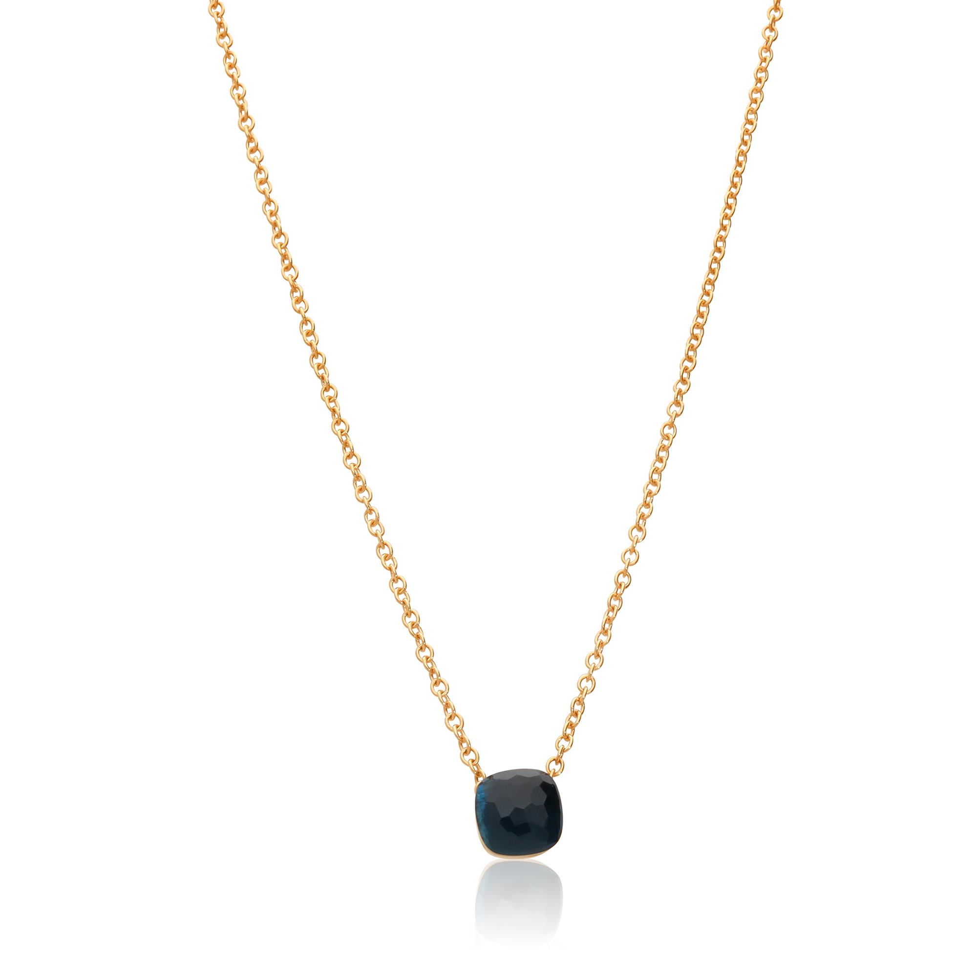 Pomellato Nudo necklace with London blue topaz - POMELLATO