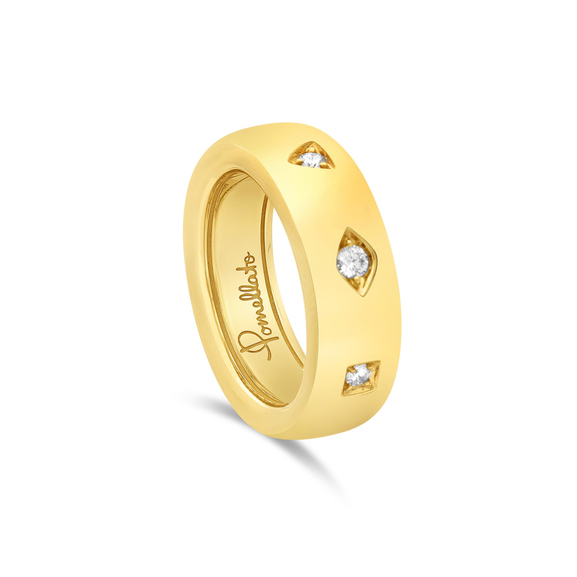 Anello Pomellato Iconicain oro rosa con diamanti - POMELLATO