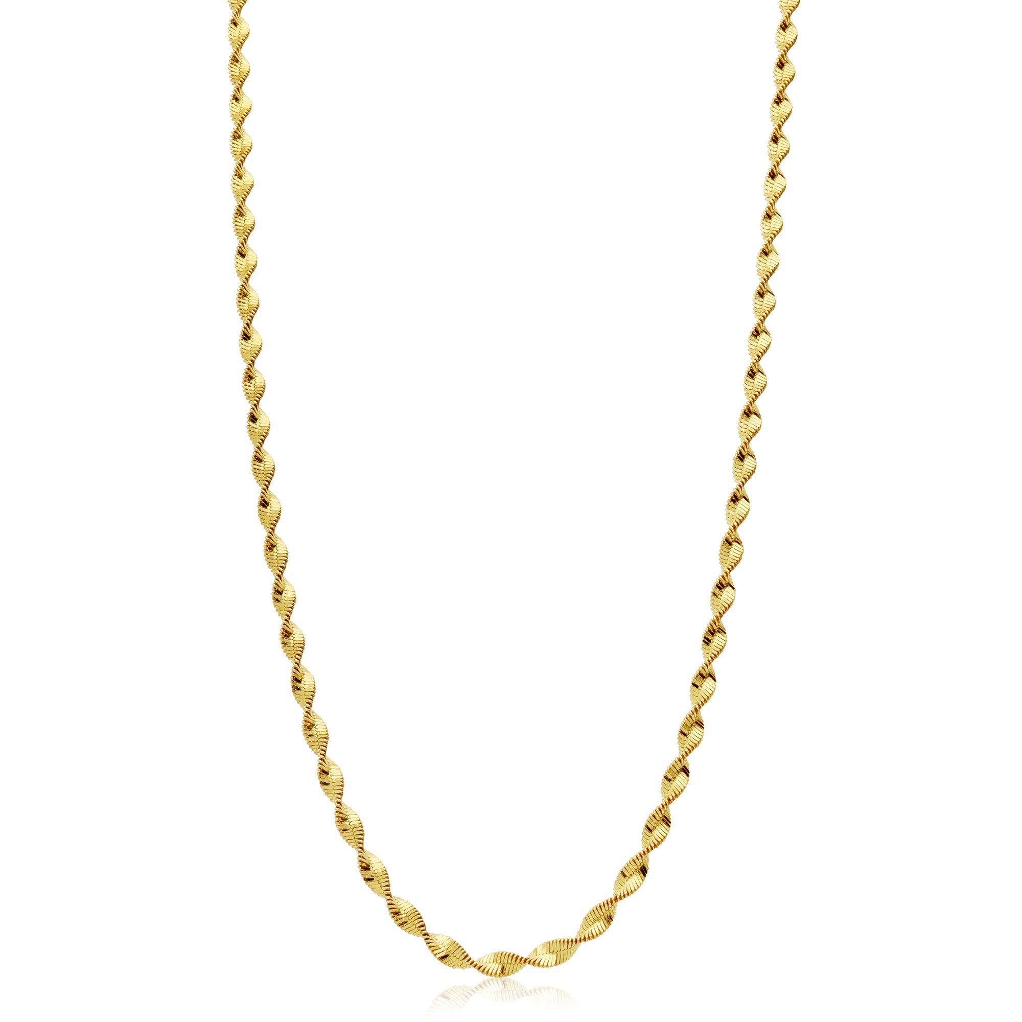 Collar con eslabones en forma de remolino - LUXURY MILANO