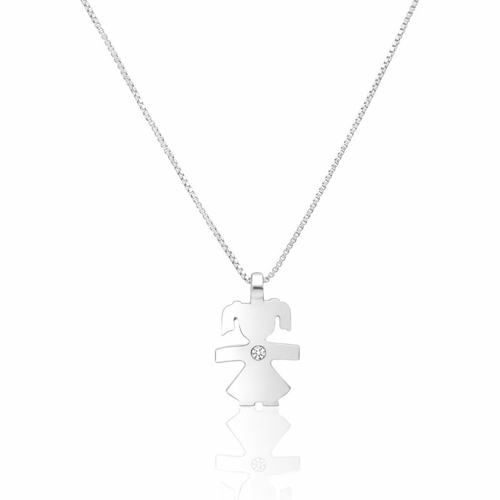 Collar Dream de oro 18 kt con diamantes de 0,008 ct - LUXURY MILANO