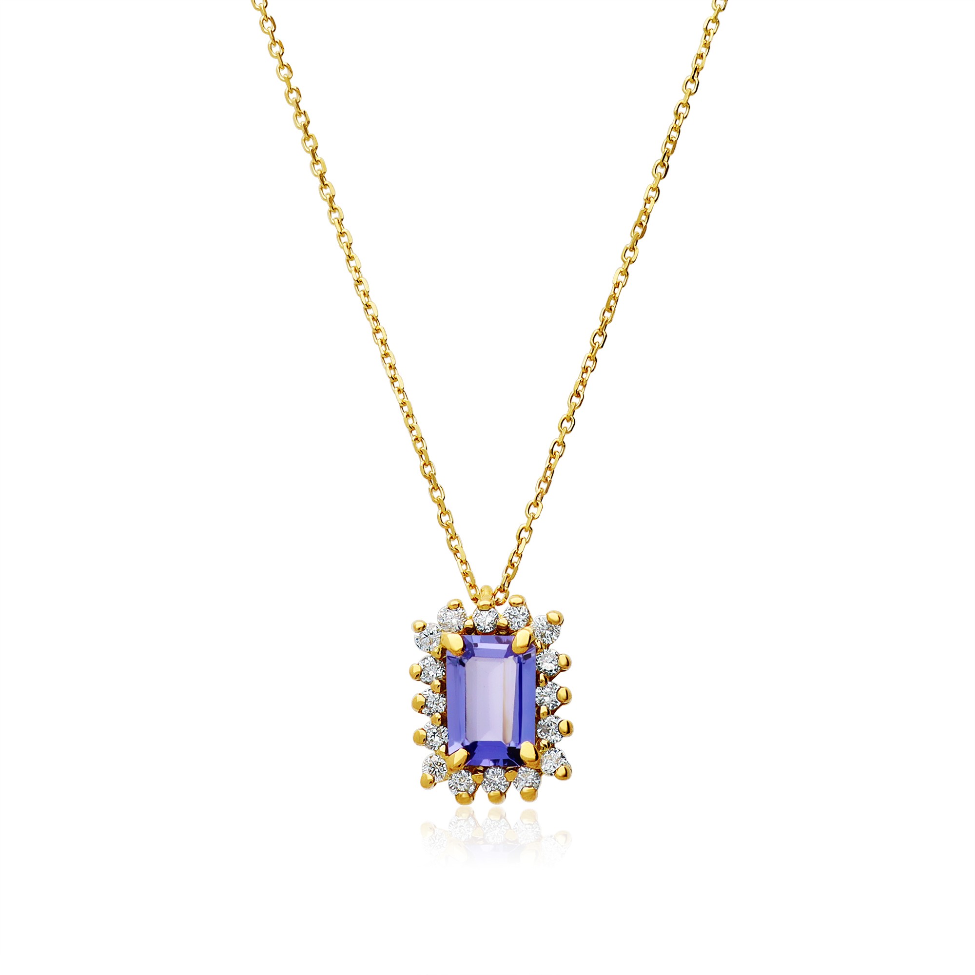 Collana in oro con tanzanite - LUXURY MILANO
