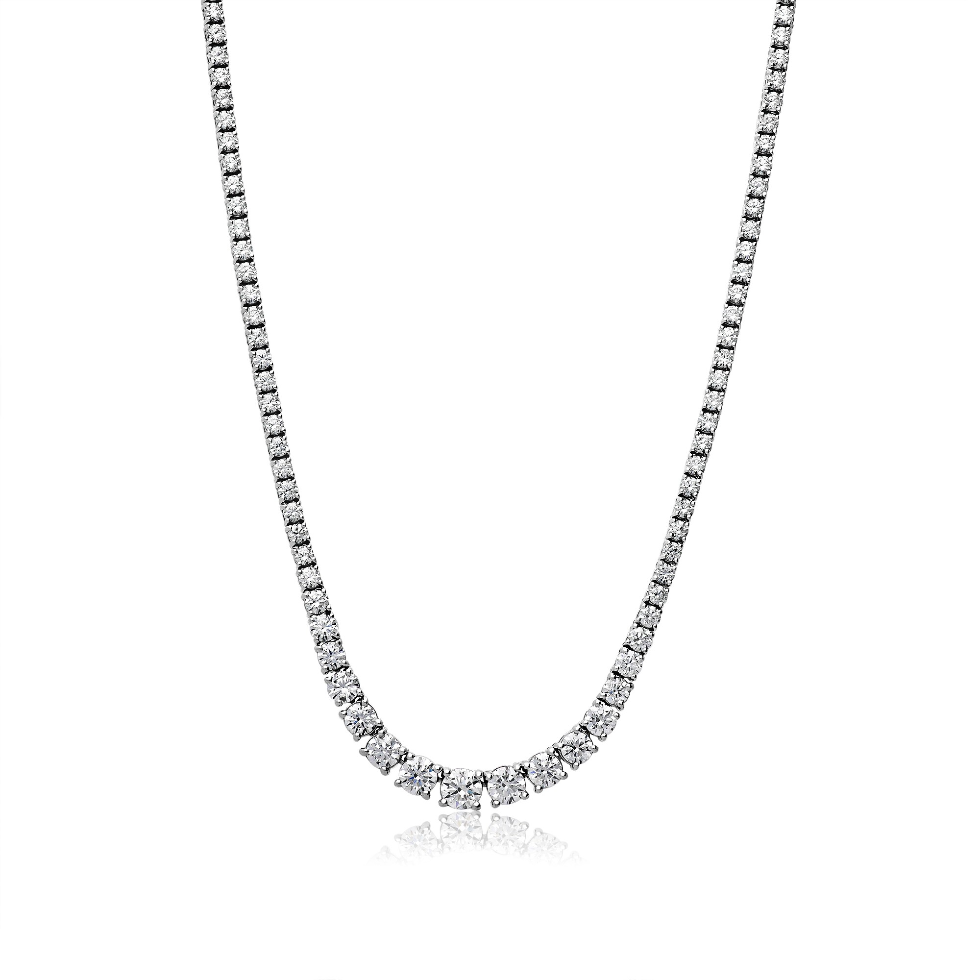 Collana tennis in oro con diamanti ct. 3.13 - ORO&CO