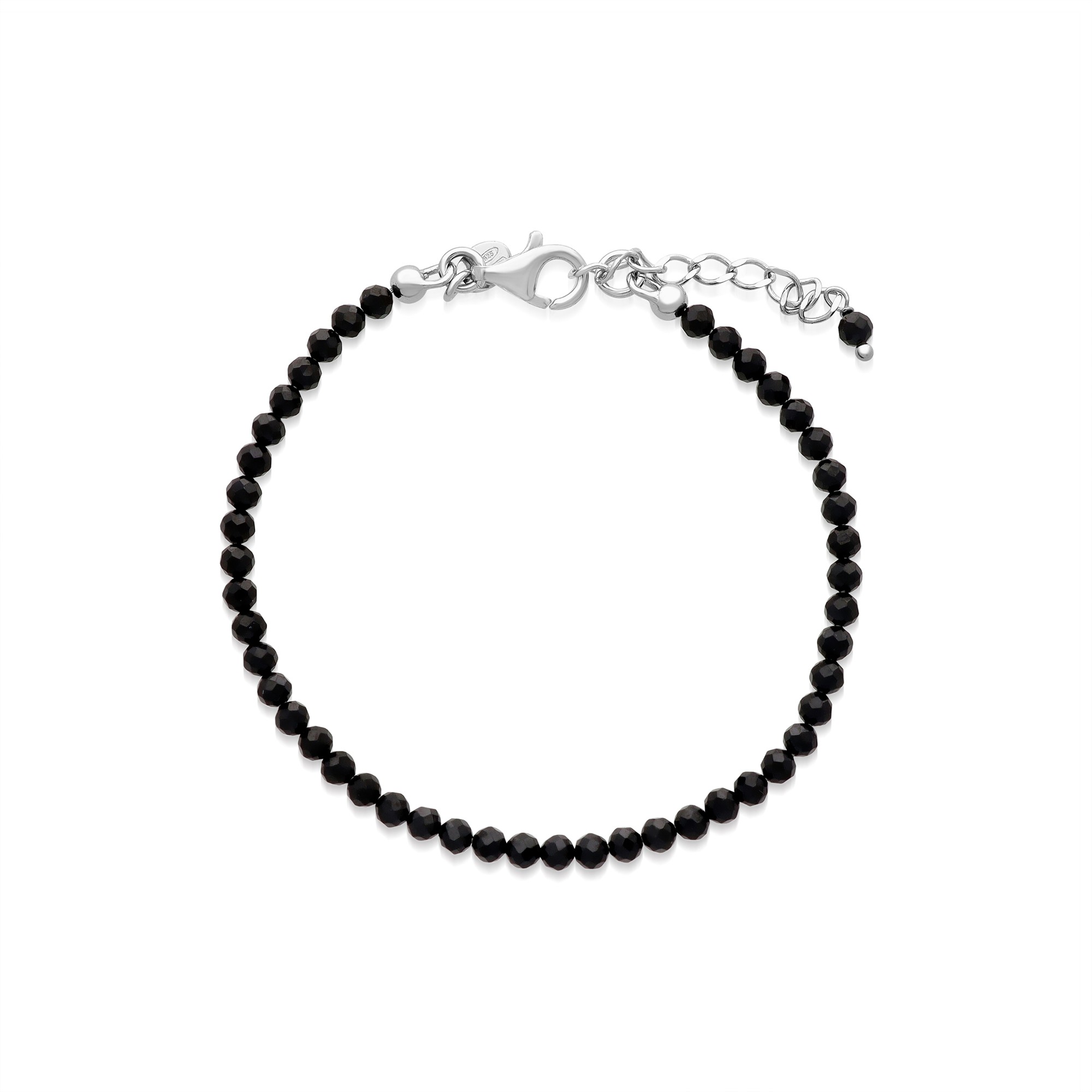 Pulsera de cuentas en plata de ley 925 - LUXURY MILANO