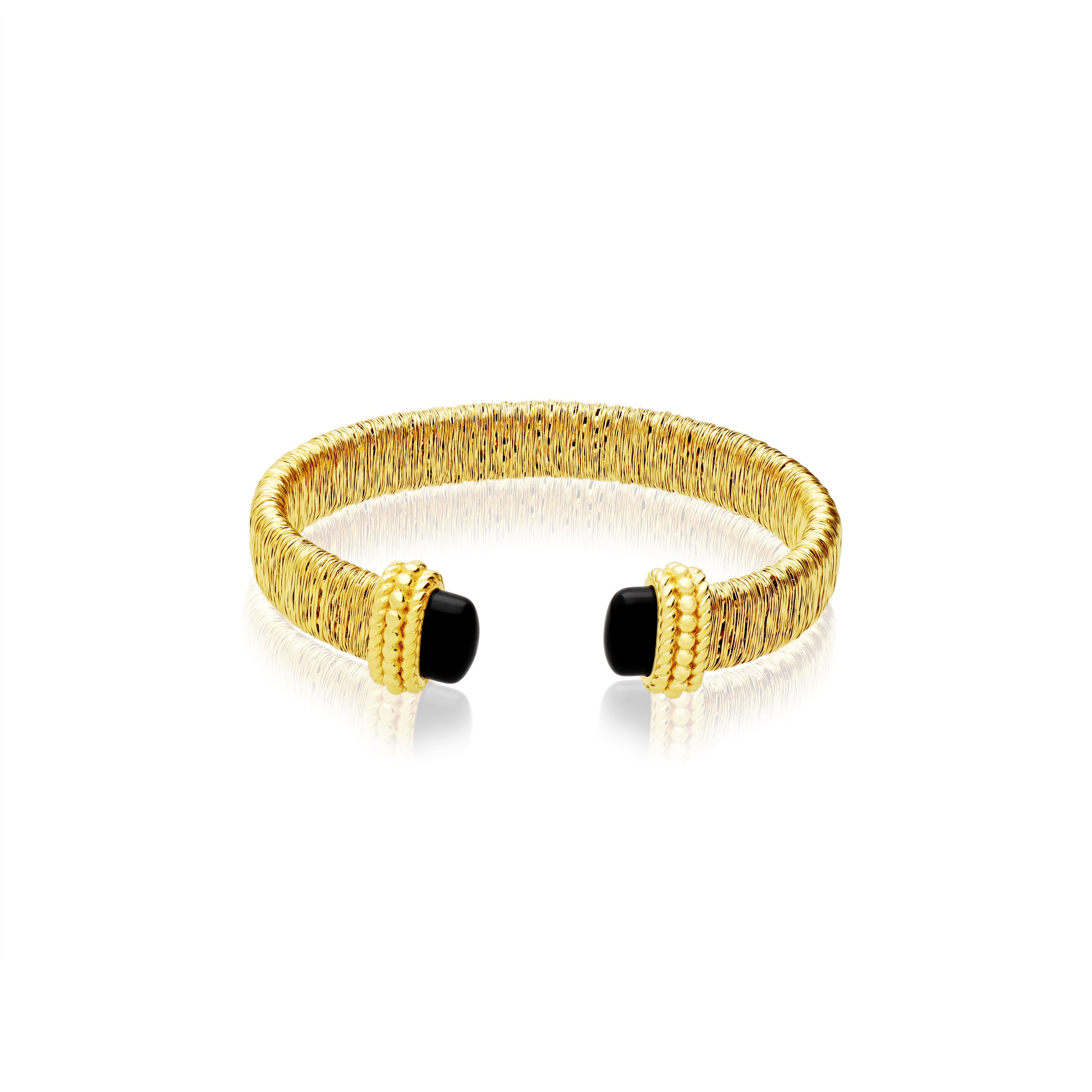Pulsera r&iacute;gida en plata de ley 925 - LUXURY MILANO