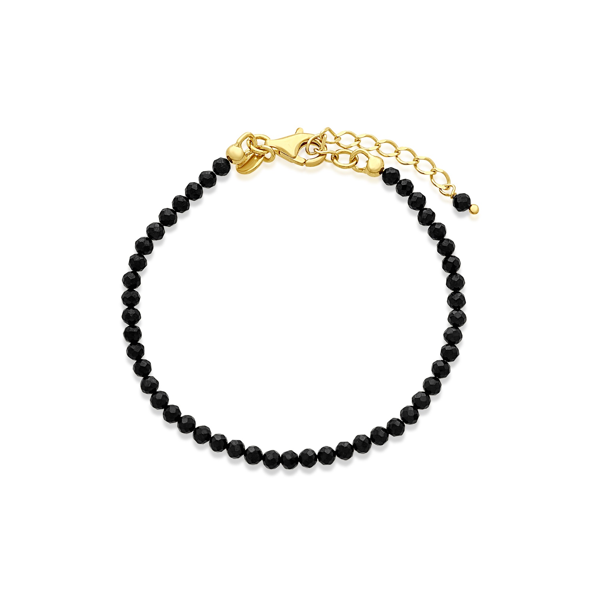 Pulsera de cuentas en plata de ley 925 - LUXURY MILANO