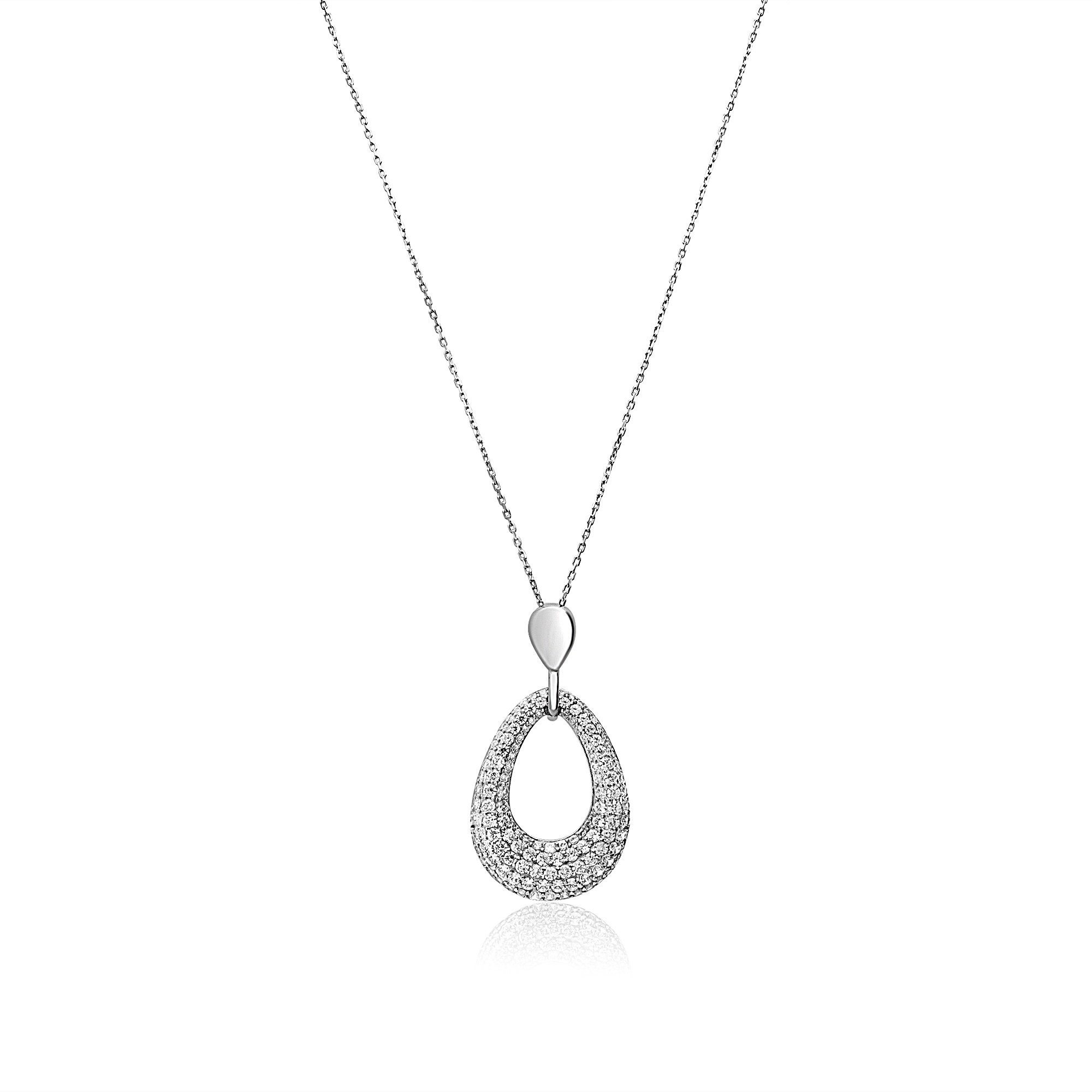 Collar con colgante en plata de ley 925 - LUXURY MILANO
