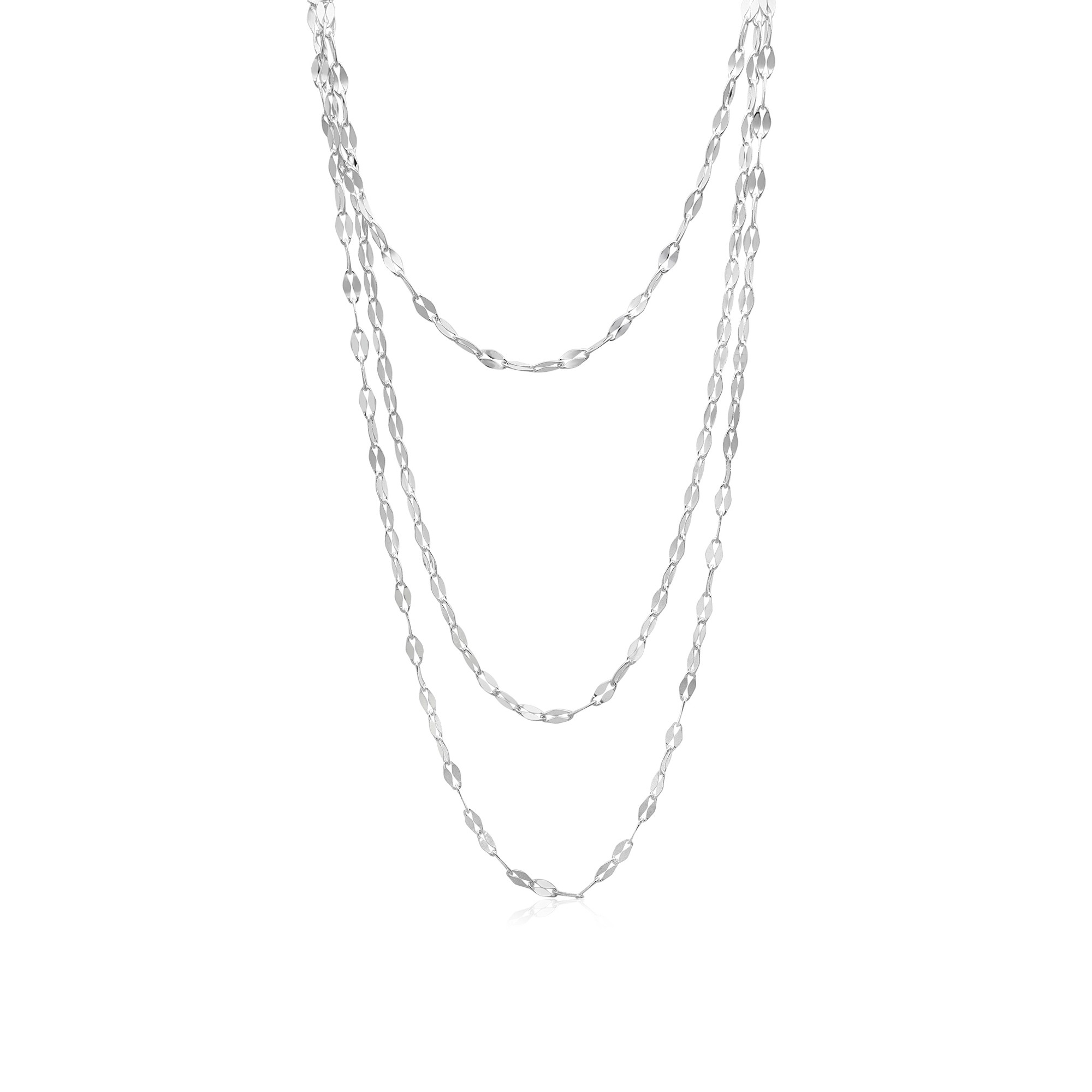 Collar multifilo en plata de ley 925 - LUXURY MILANO