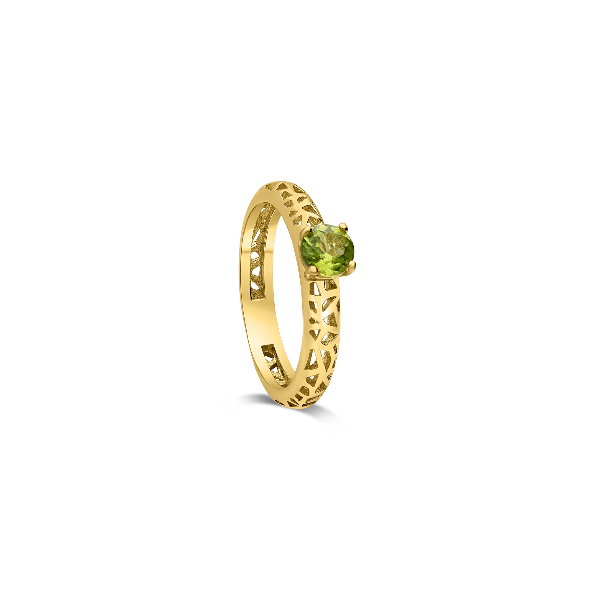 Anello solitario in argento 925 - TOSCANA BY ETRUSCA