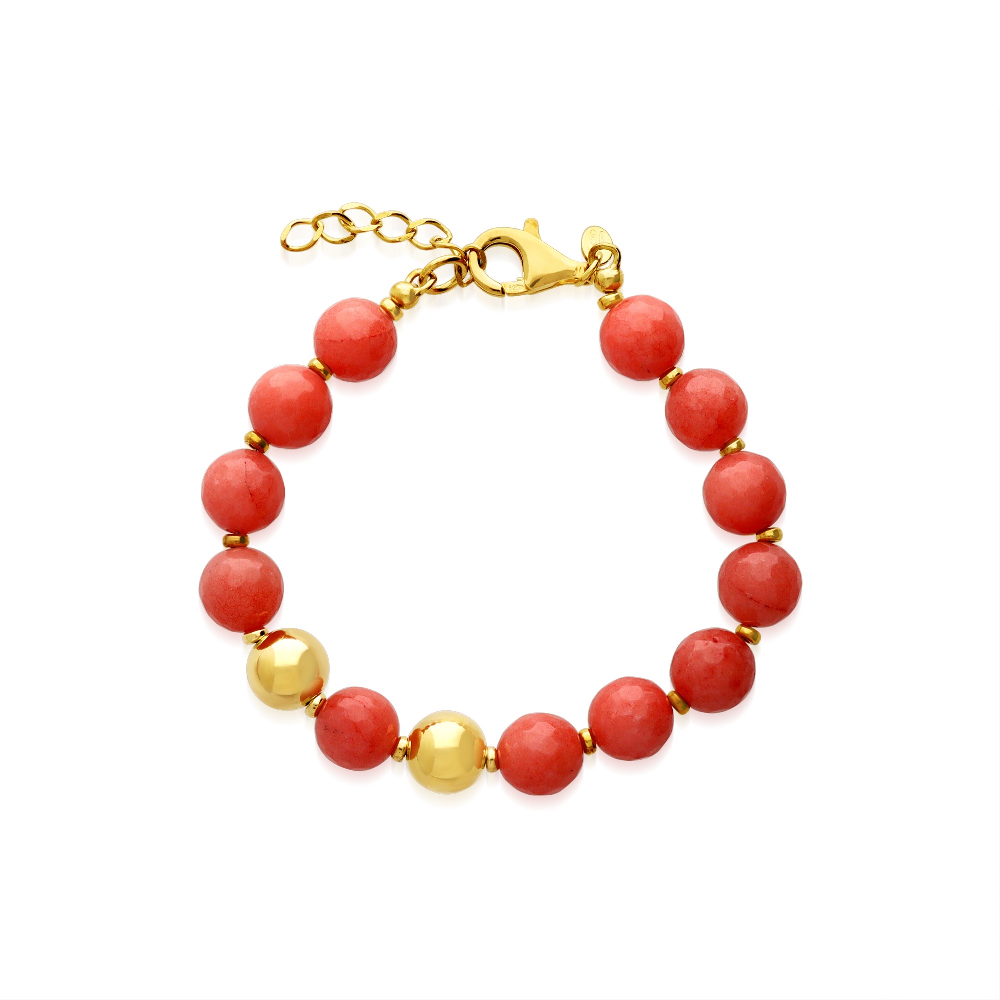 Pulsera en plata de ley 925 con piedras naturales - TOSCANA BY ETRUSCA