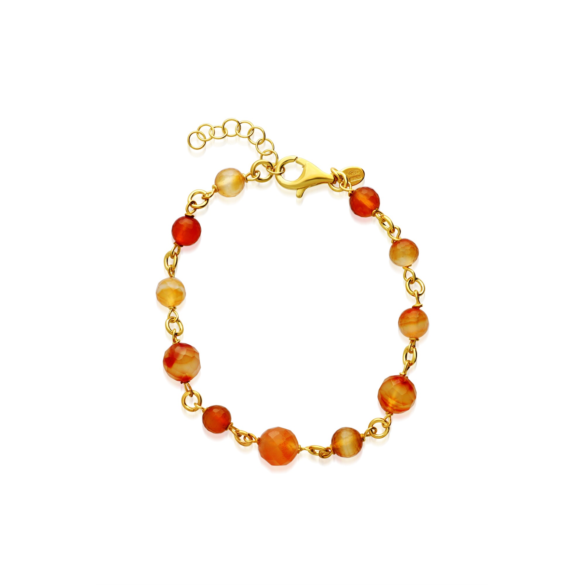 Pulsera en plata de ley 925 con piedras naturales - TOSCANA BY ETRUSCA