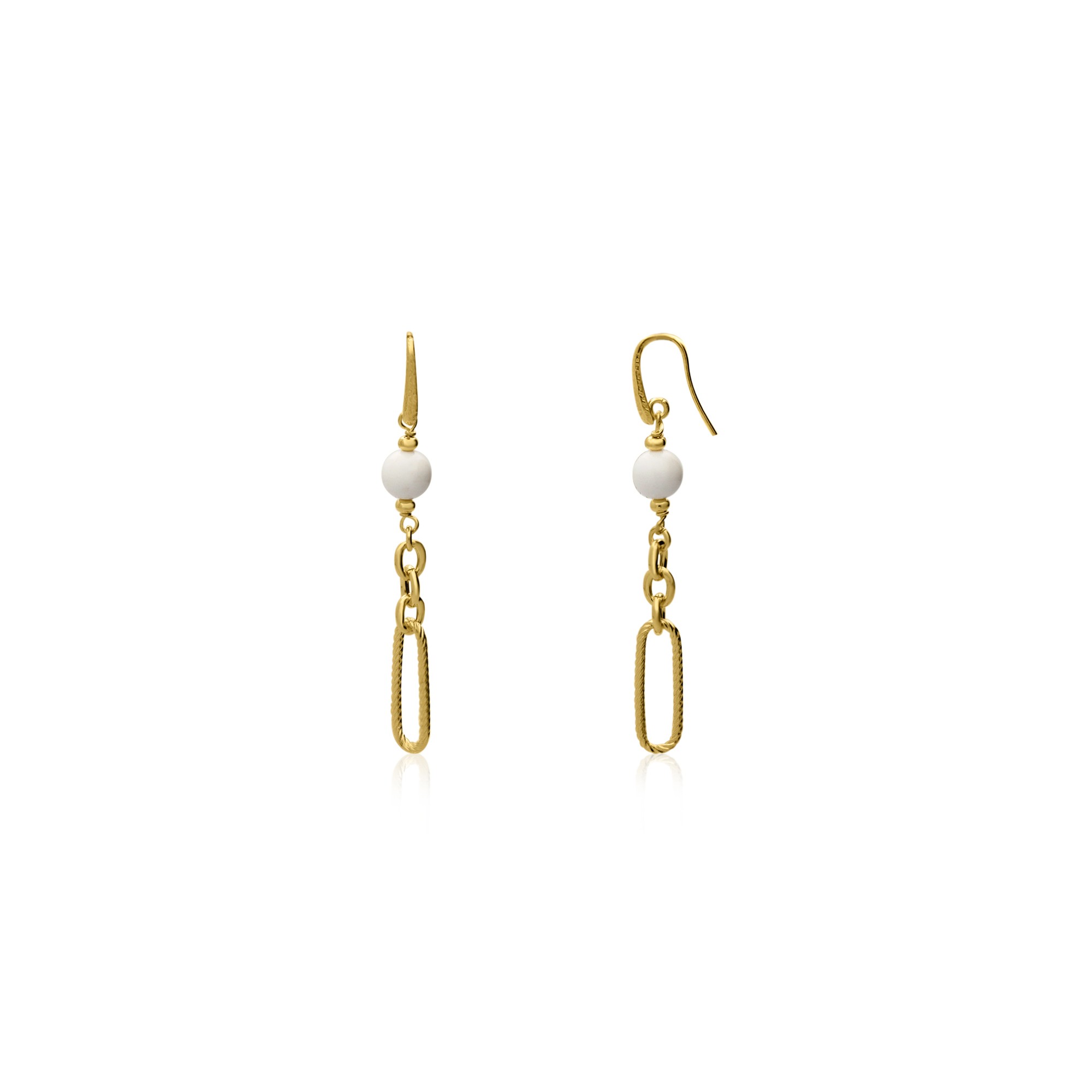 Pendientes colgantes con piedras naturales - TOSCANA BY ETRUSCA