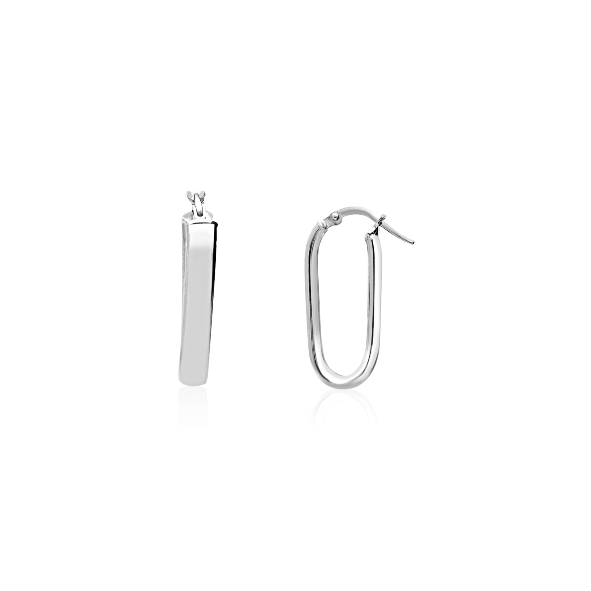Pendientes ovalados en plata de ley 925 - TOSCANA BY ETRUSCA