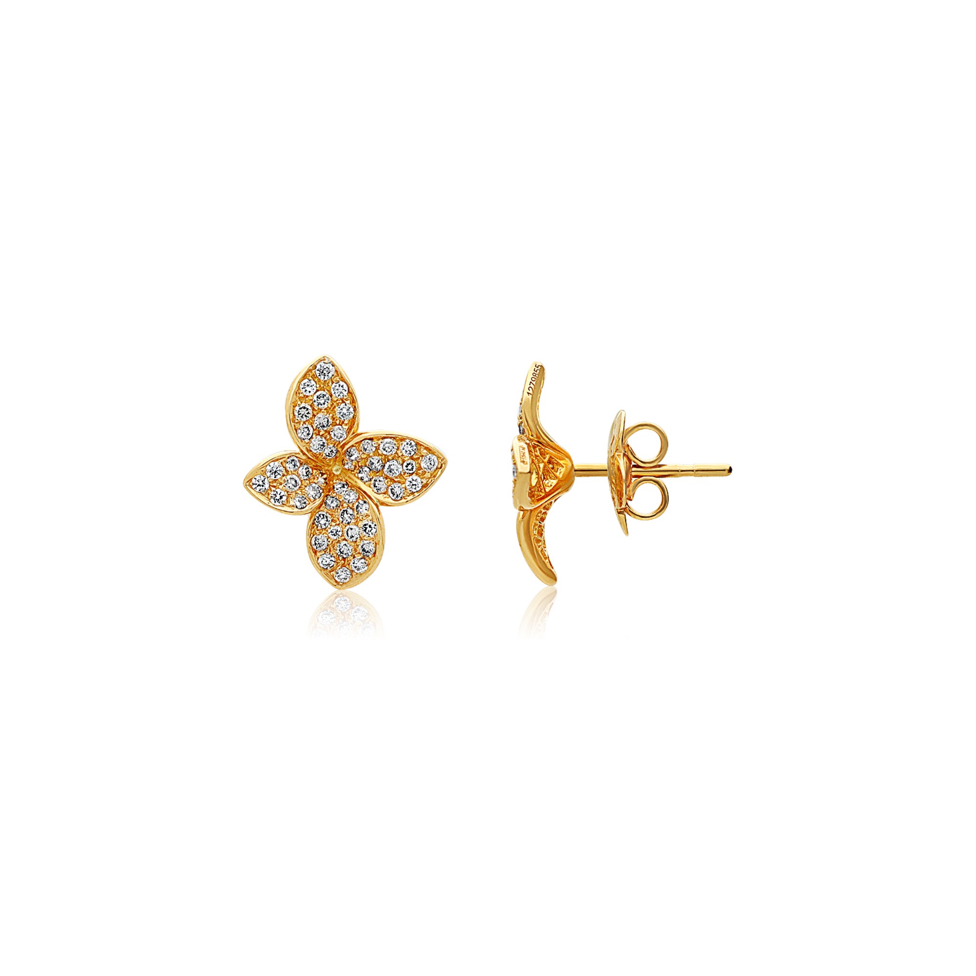 Pendientes Petit Garden en oro y diamantes - PASQUALE BRUNI