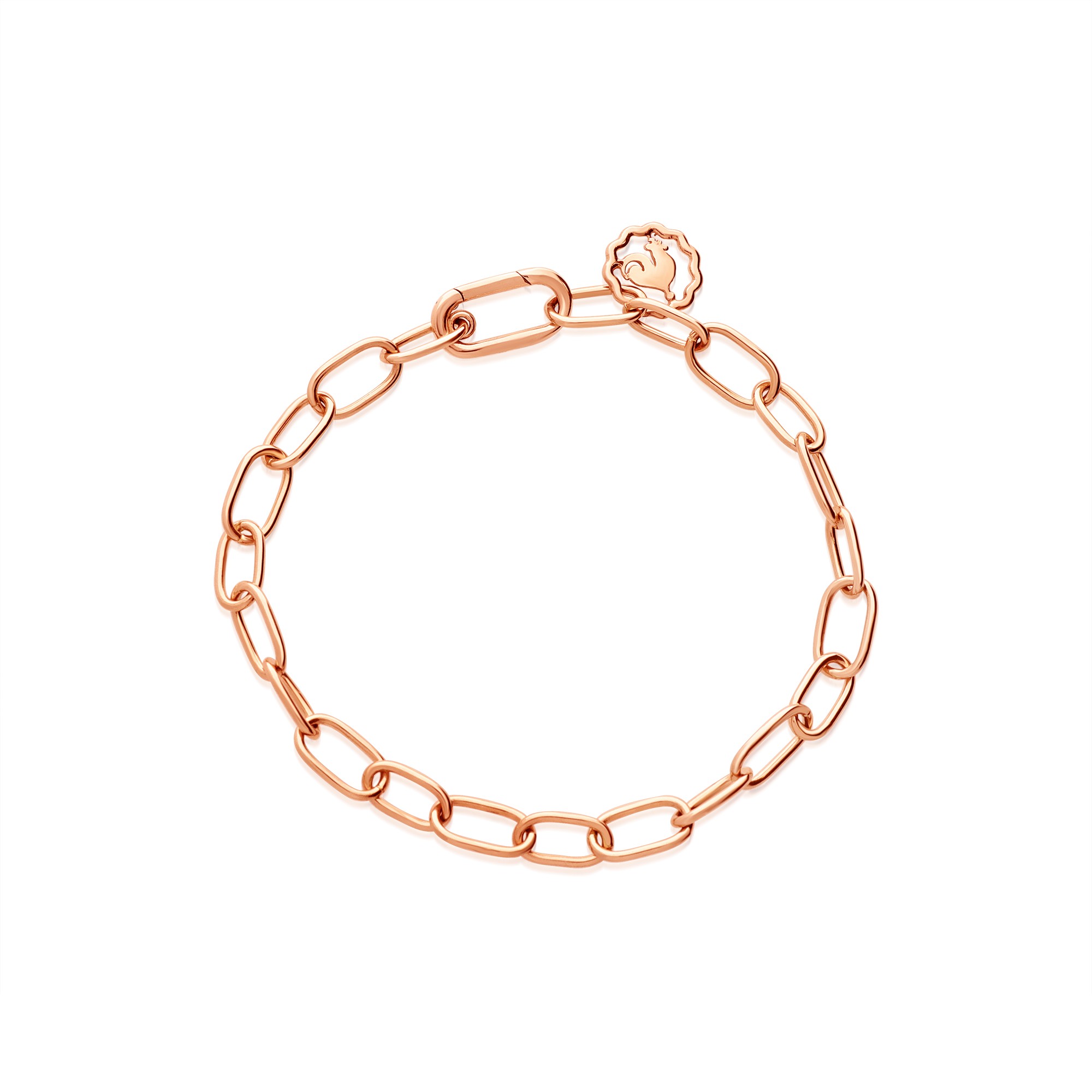 Bracciale Accessori in oro maglie ovali - CHANTECLER