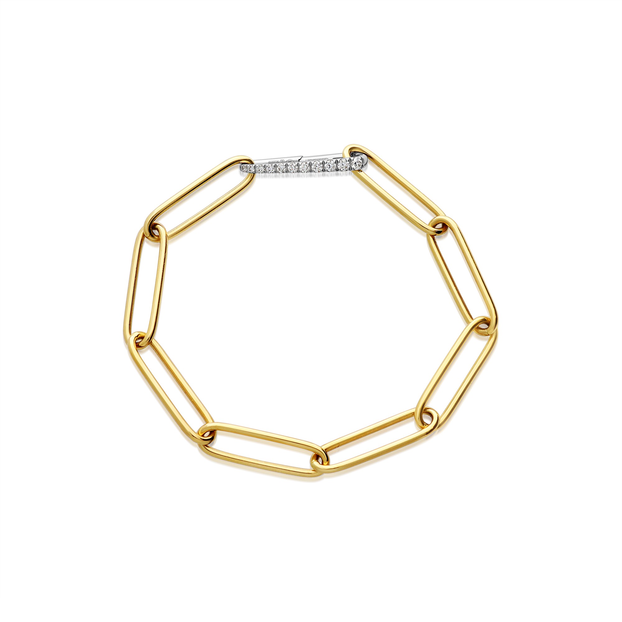 Bracciale Accessori in oro con chiusura in diamanti - CHANTECLER