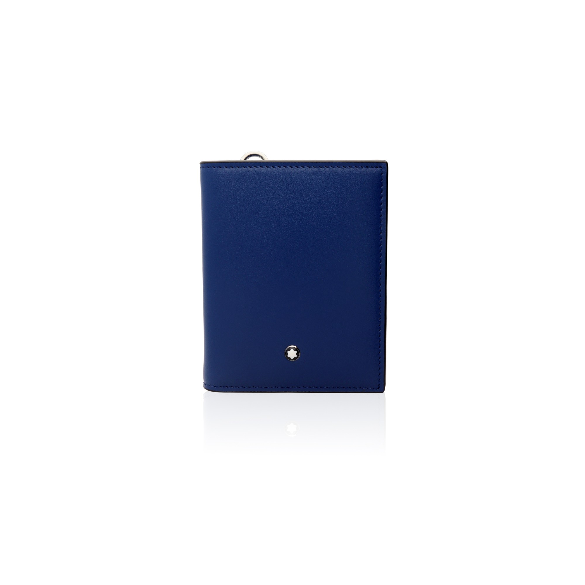 Meisterst&uuml;ck wallet in blue leather - MONTBLANC