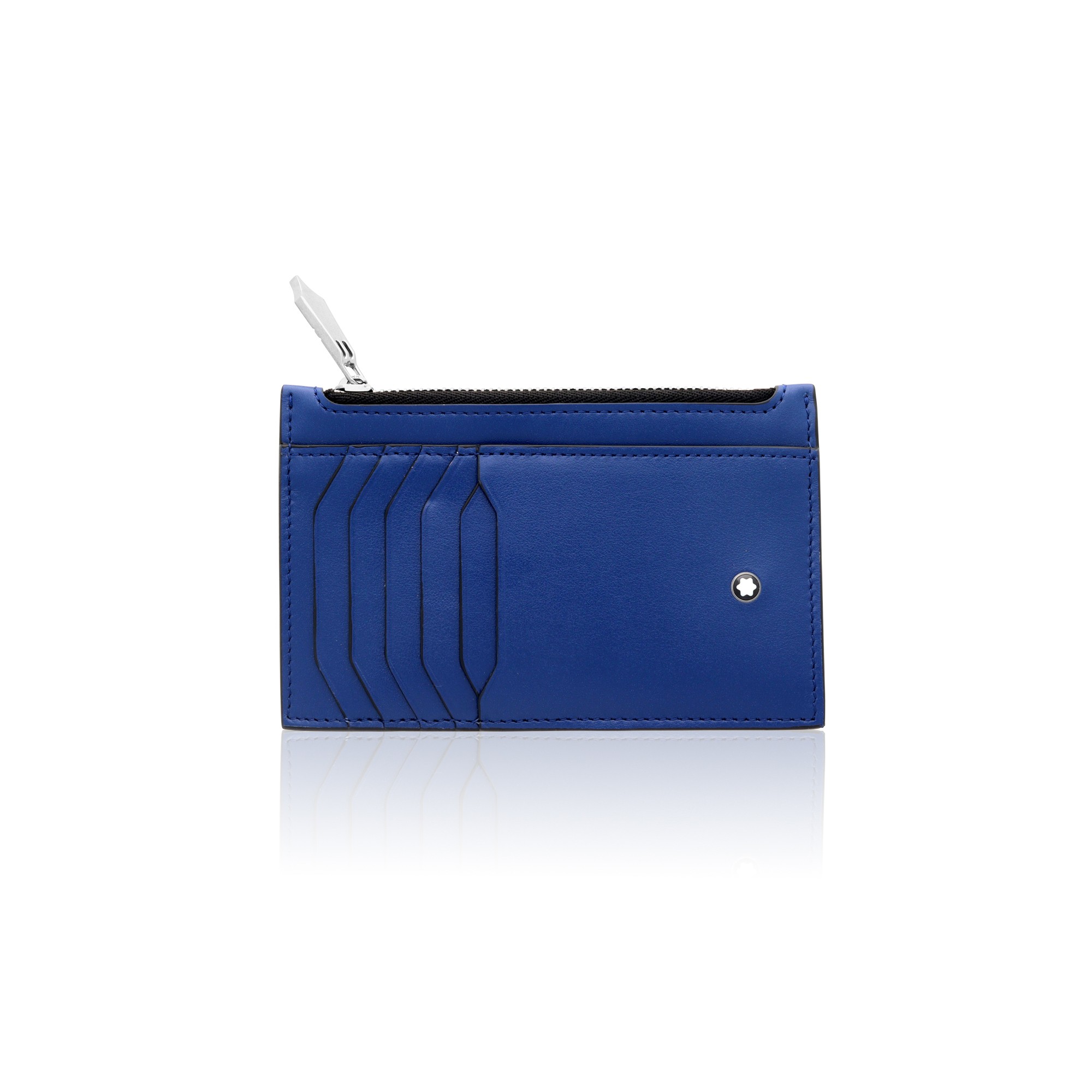 Meisterst&uuml;ck card holder in red leather - MONTBLANC