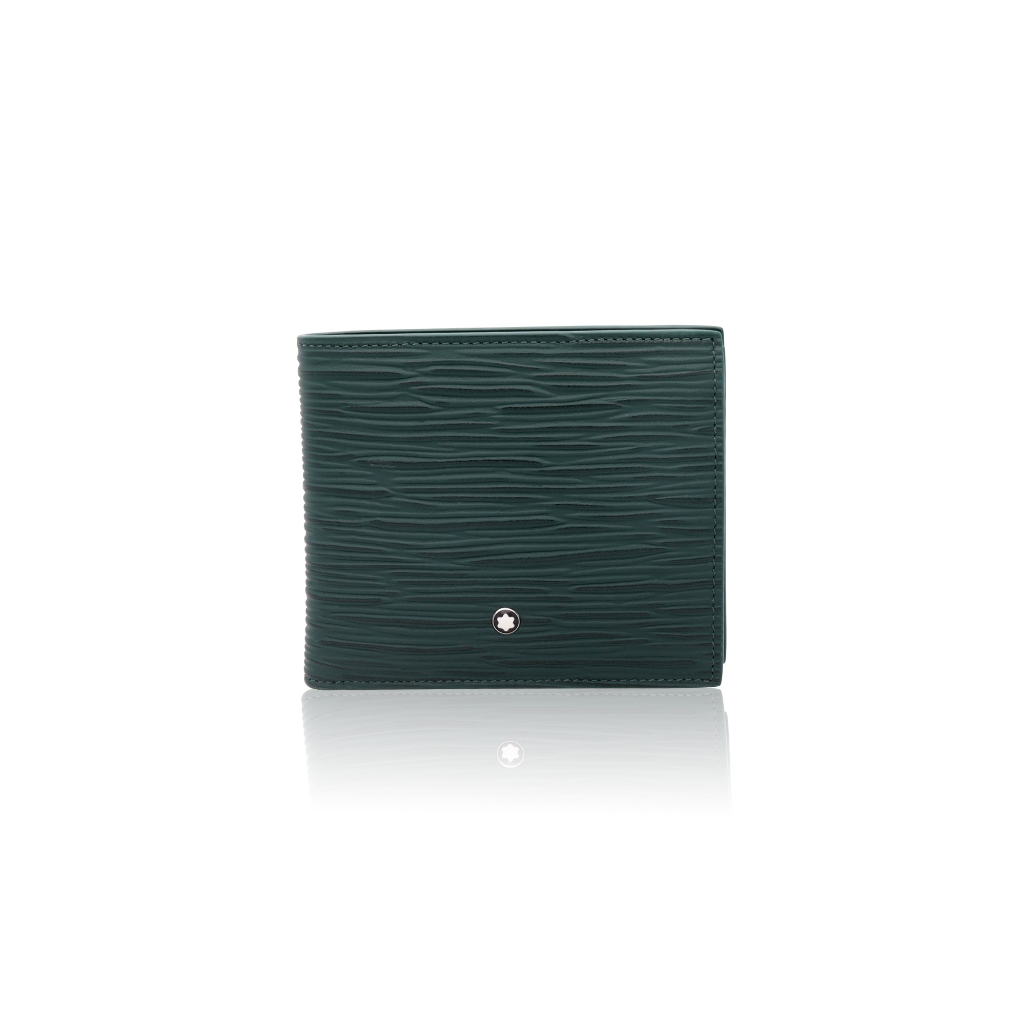 Meisterst&uuml;ck wallet in green leather - MONTBLANC