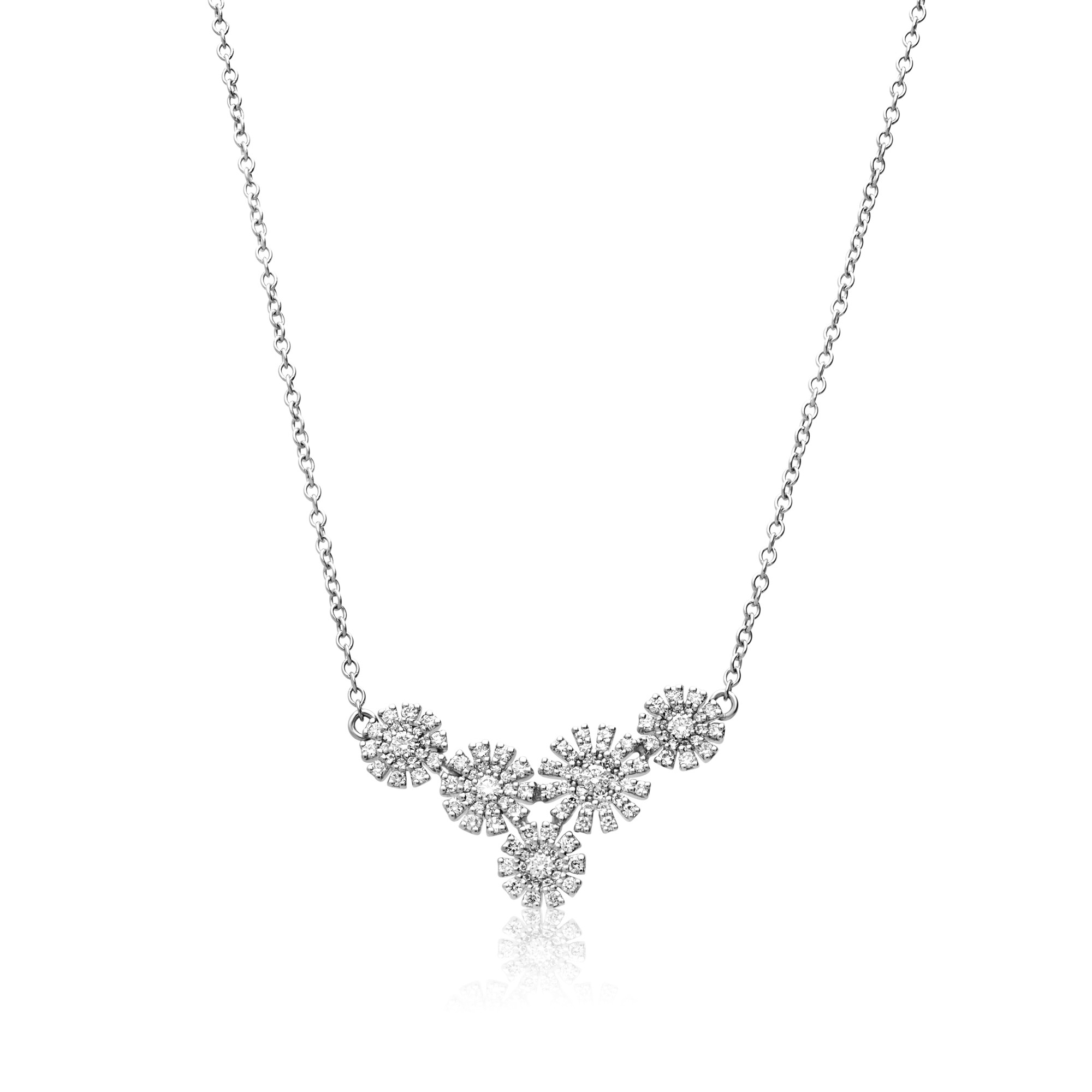 Collana Margherita in oro e diamanti 0,58ct - DAMIANI
