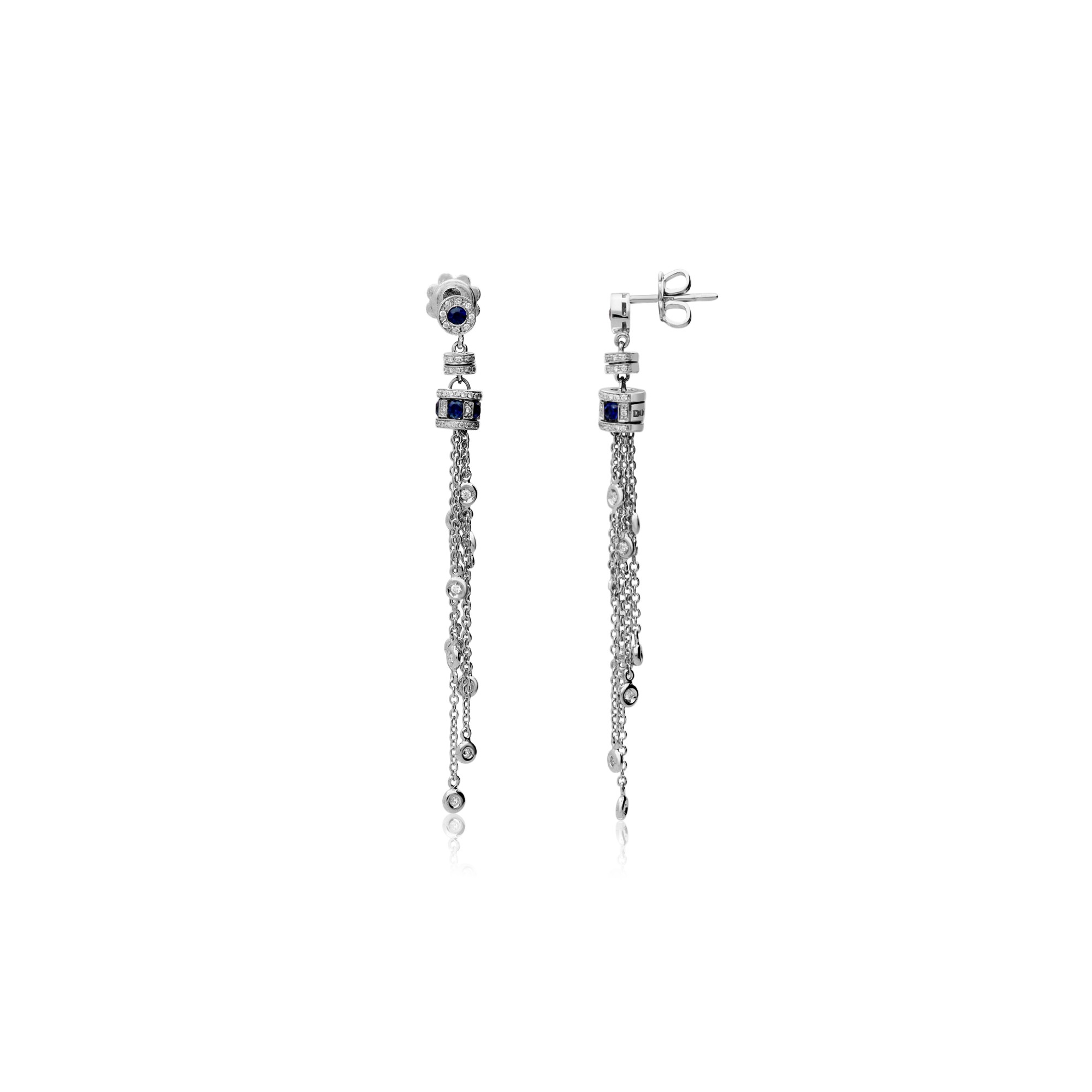 Orecchini Belle Epoque in oro e zaffiri - DAMIANI