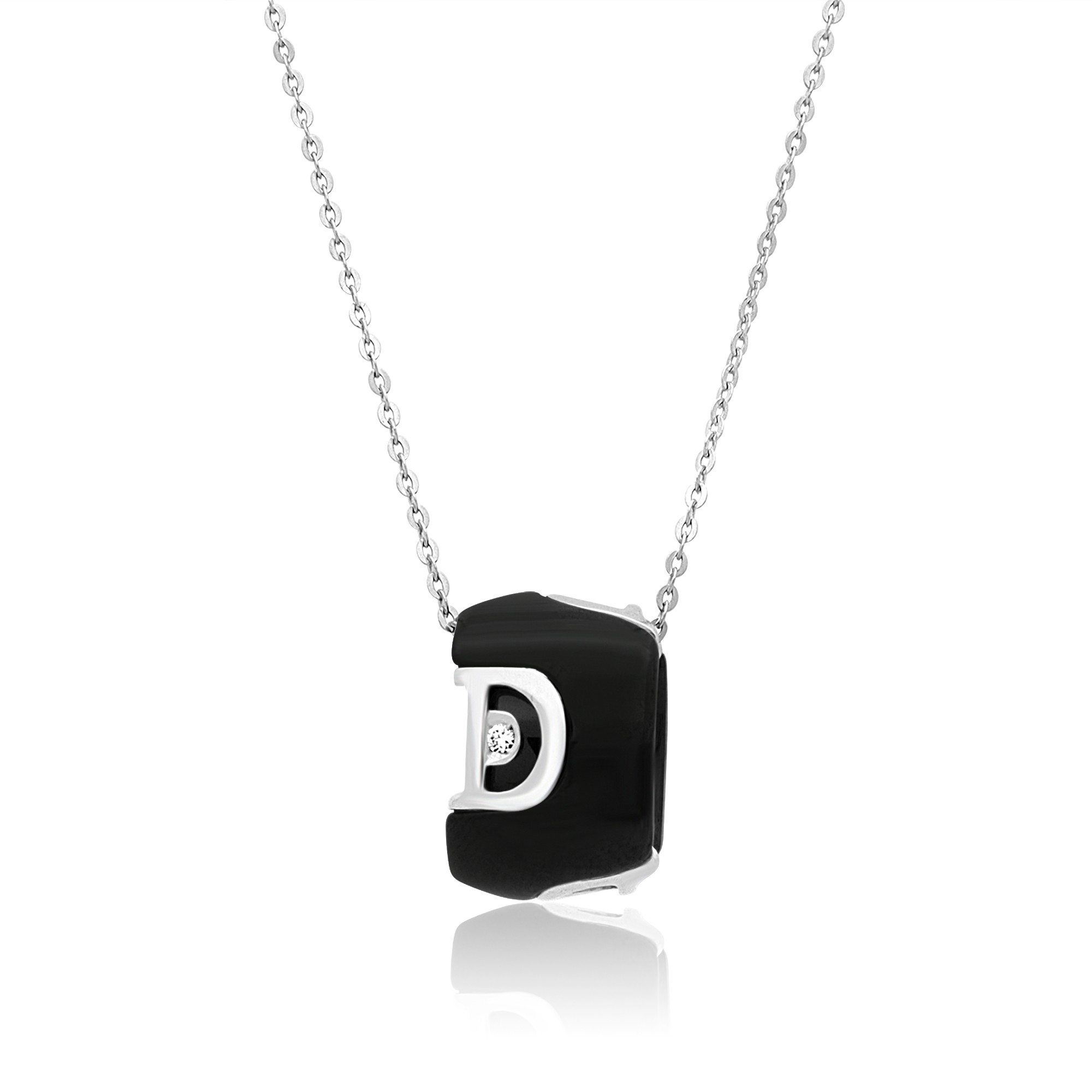 Collana D.Icon in oro e diamanti 0,01ct - DAMIANI