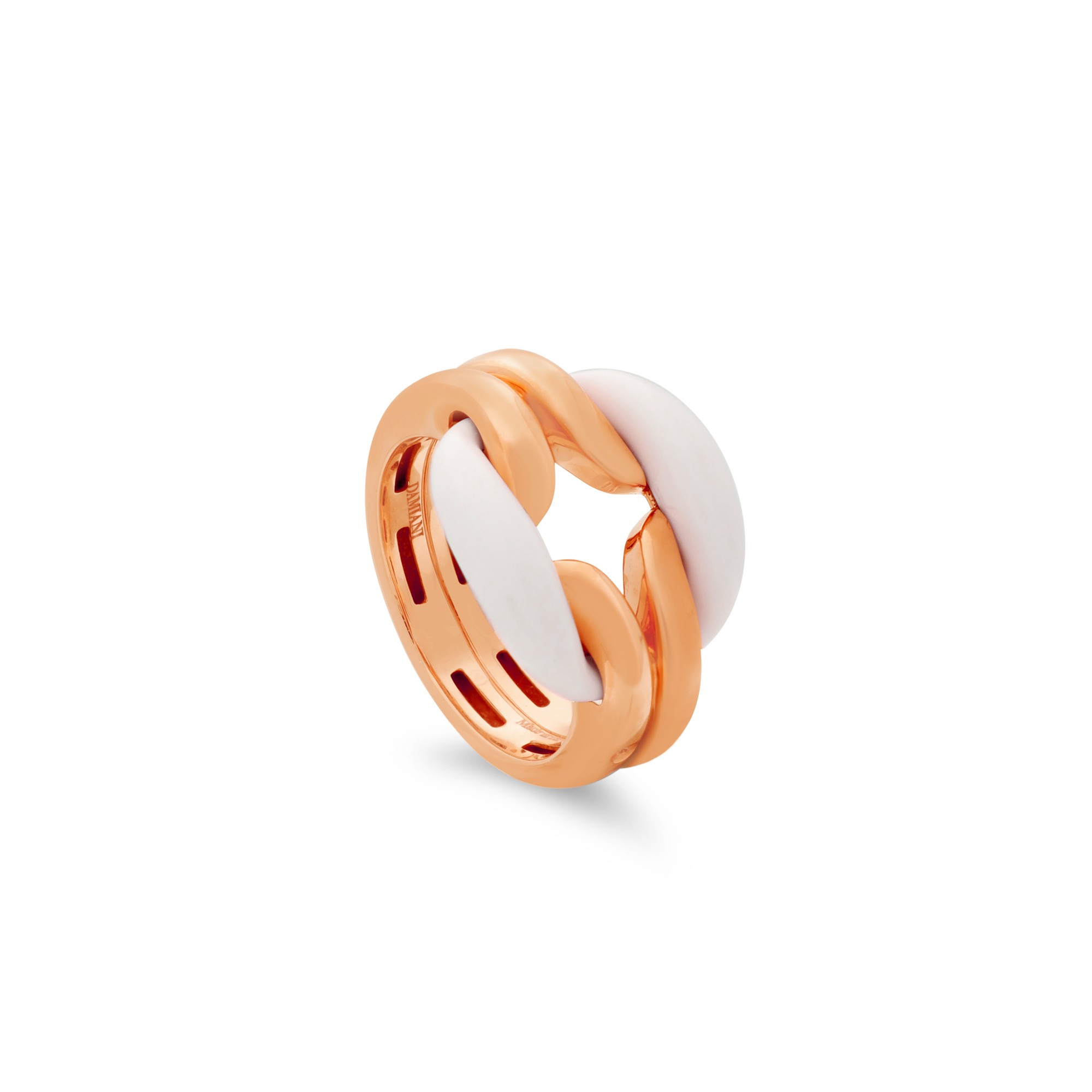 Anello D.Lance in oro e agata - DAMIANI