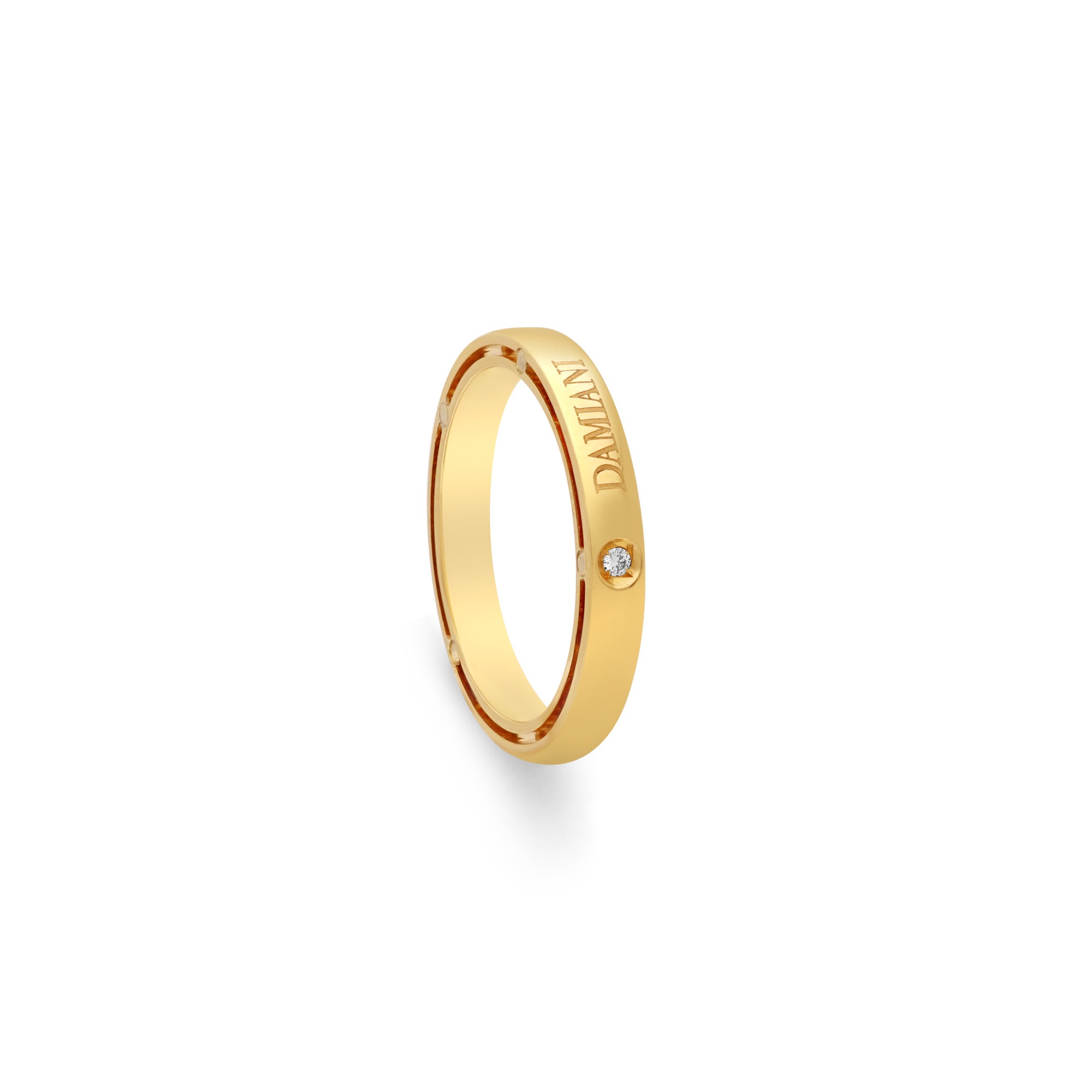 Anello Alliance in oro e diamanti 0,01ct - DAMIANI