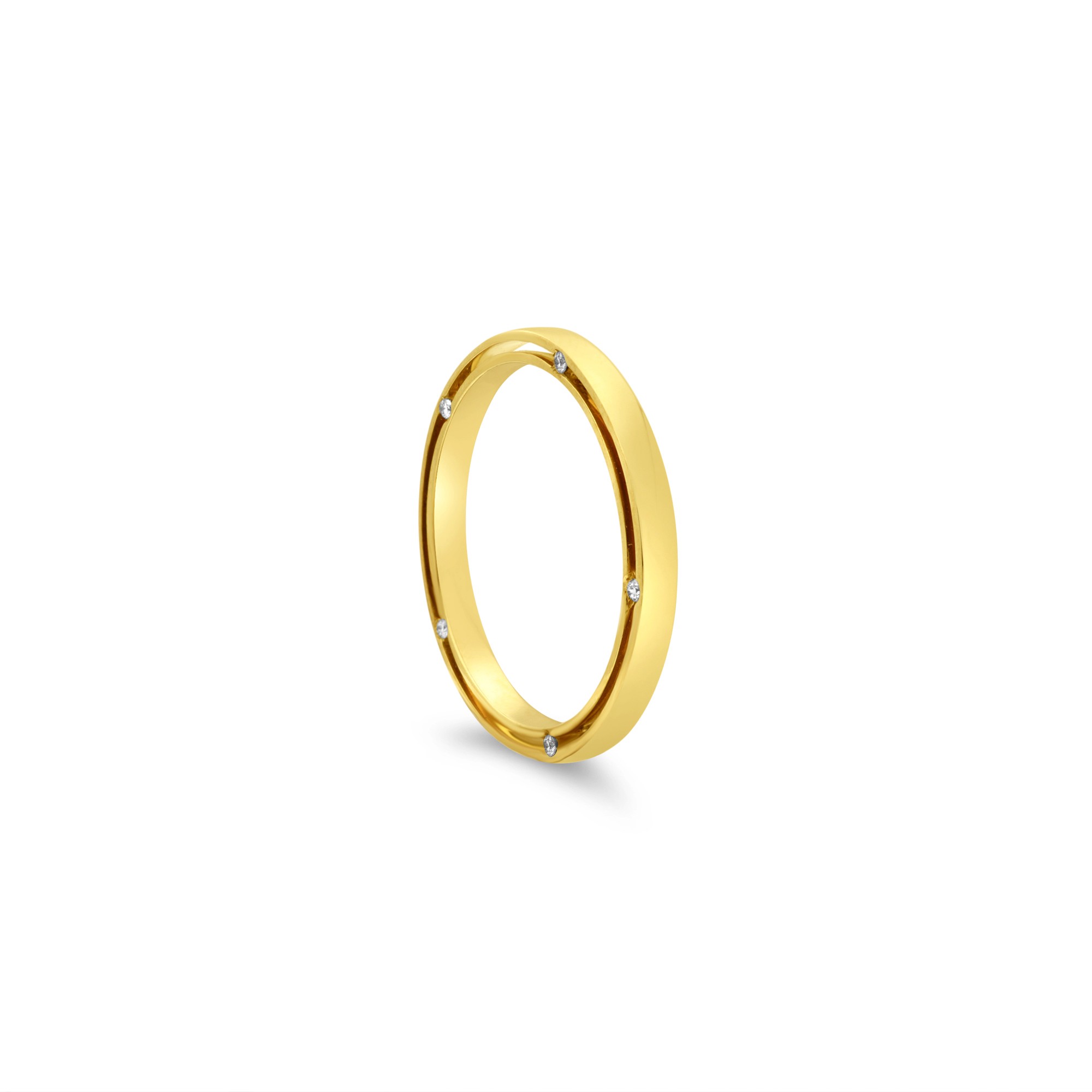 Anello D.Side in oro e diamanti 0,07ct - DAMIANI