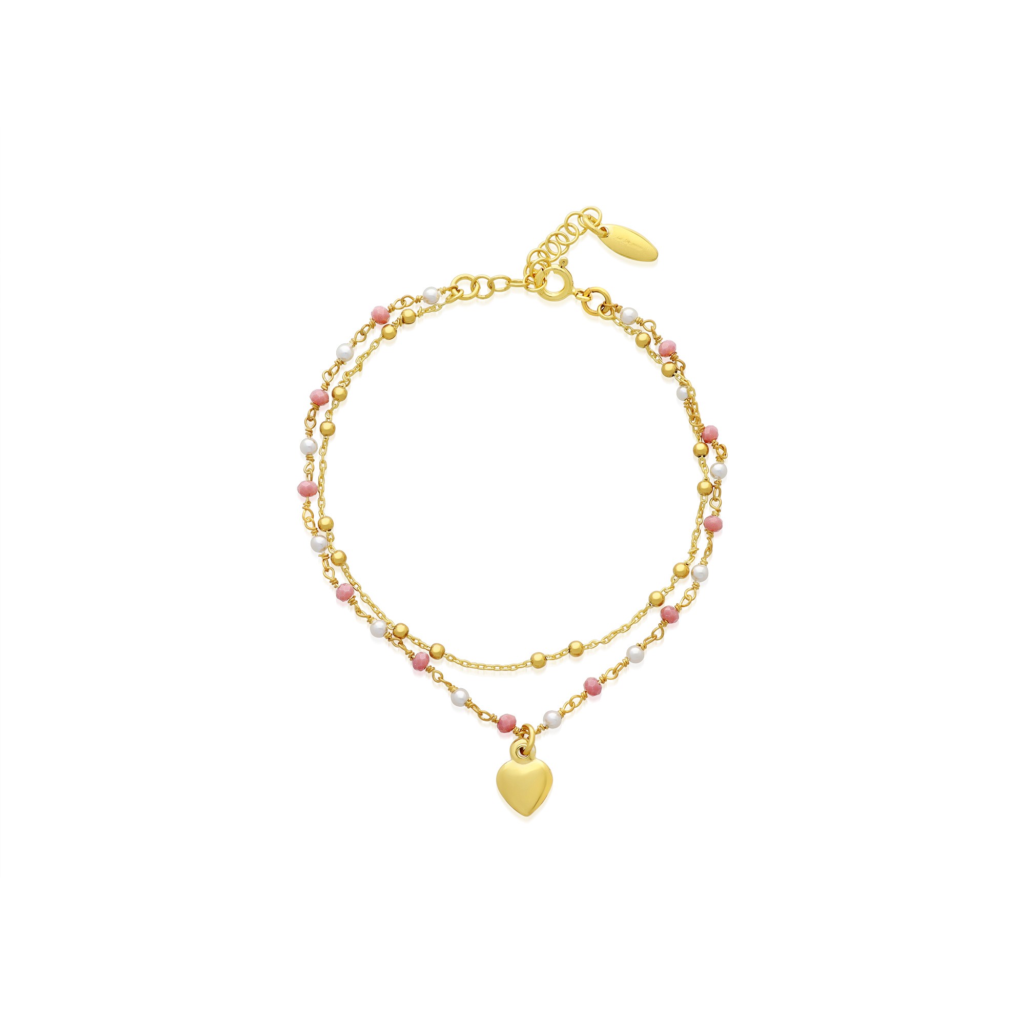 Pulsera Dream en plata de m&uacute;ltiples hilos con piedras azules - LUXURY MILANO