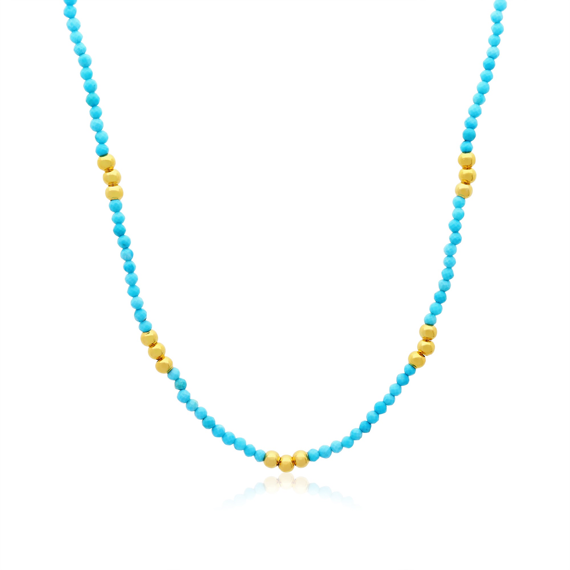 Dream necklace in silver and blue stones - LUXURY MILANO