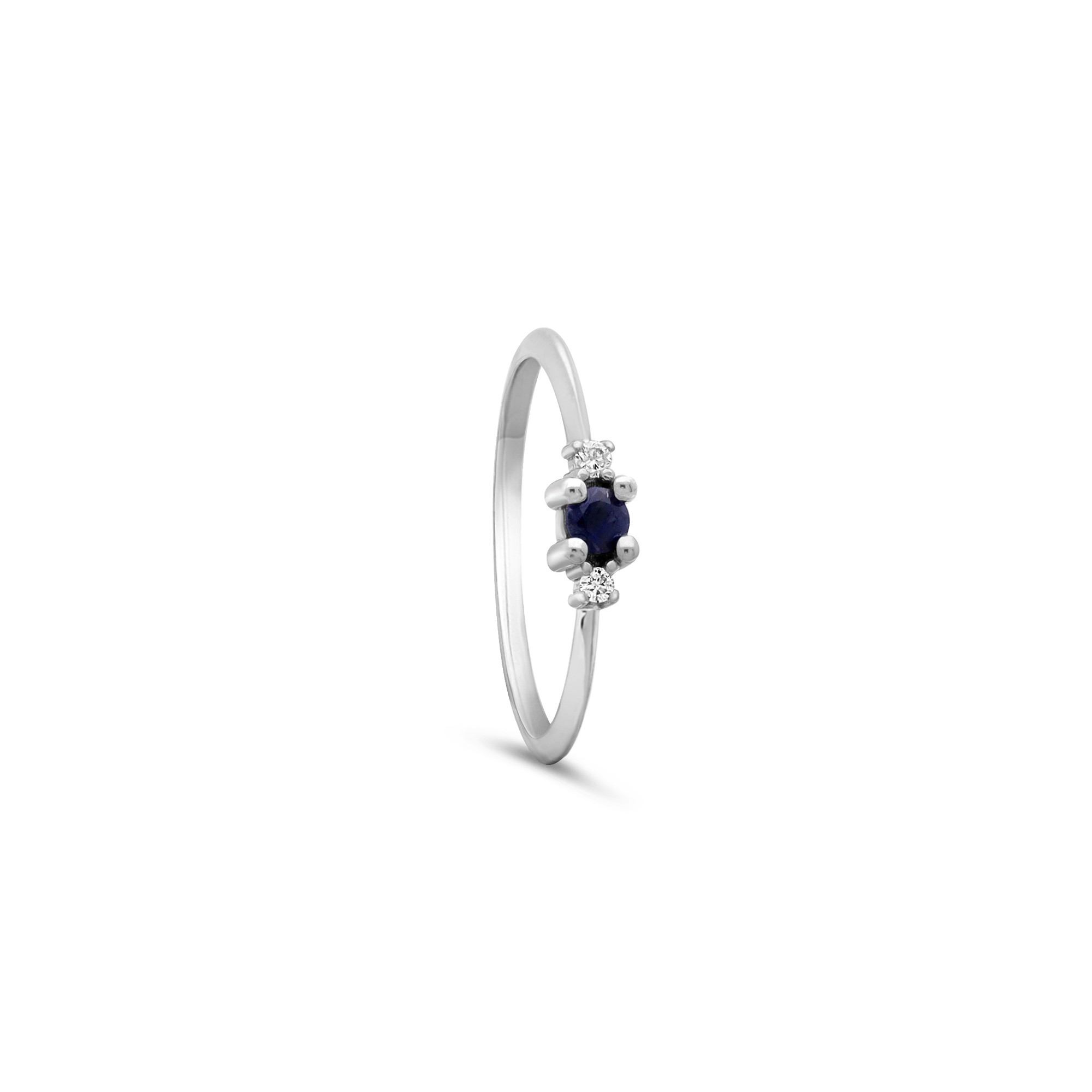 Anello Iride oro 9kt e zaffiro - LUXURY MILANO