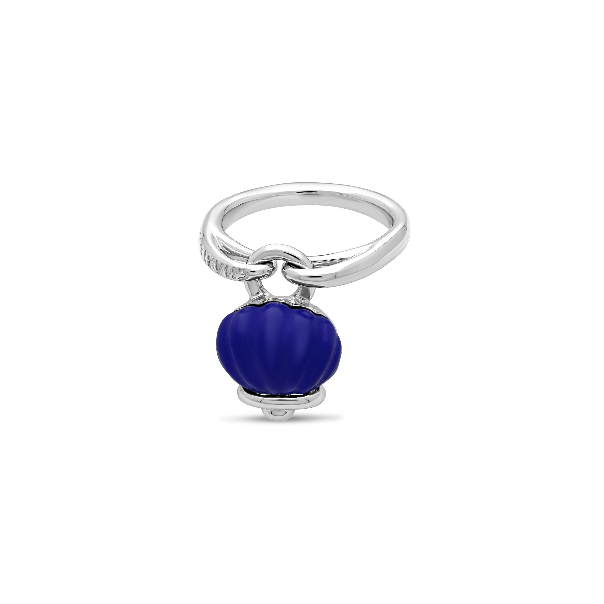 Anillo de plata con lapisl&aacute;zuli y diamante Et Voil&agrave; Chantecler talla 12 - CHANTECLER
