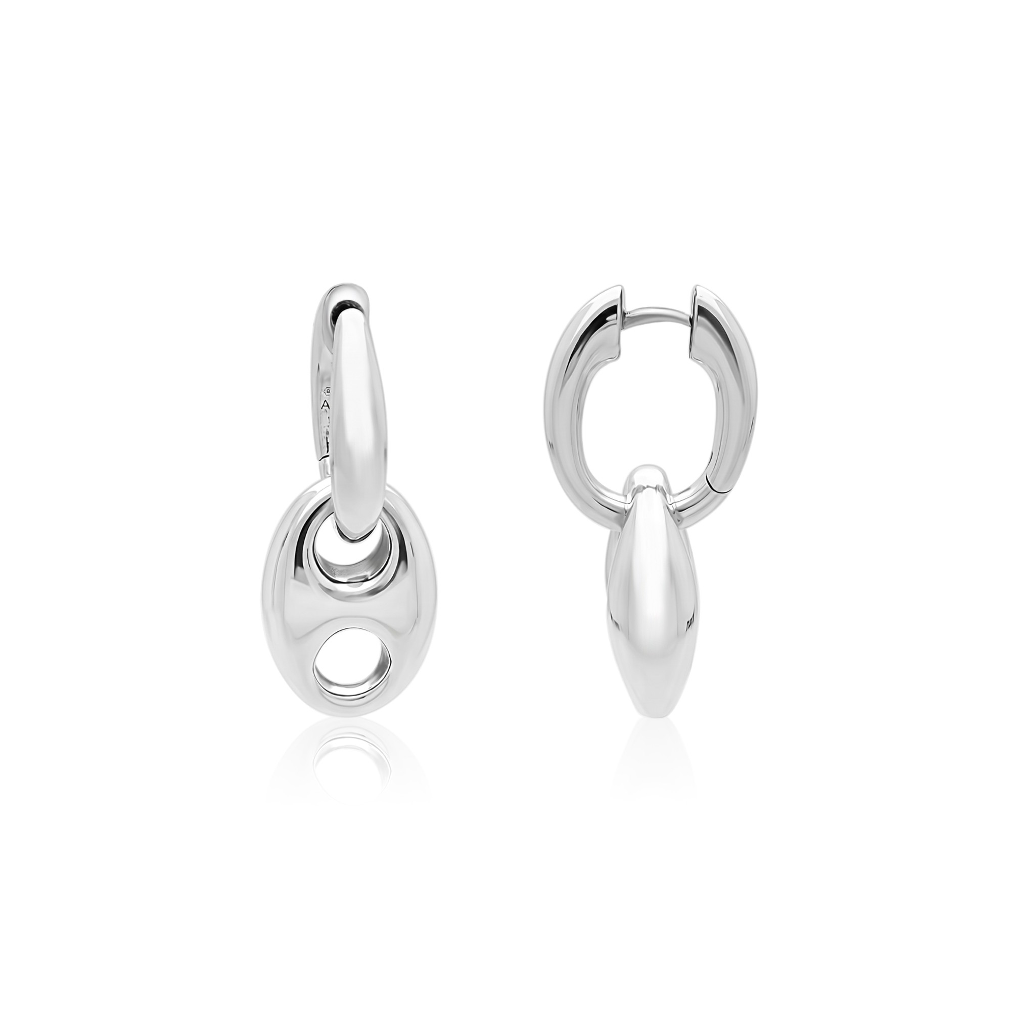Pendientes colgantes cadena marina en plata Et Voil&agrave; Chantecler - CHANTECLER