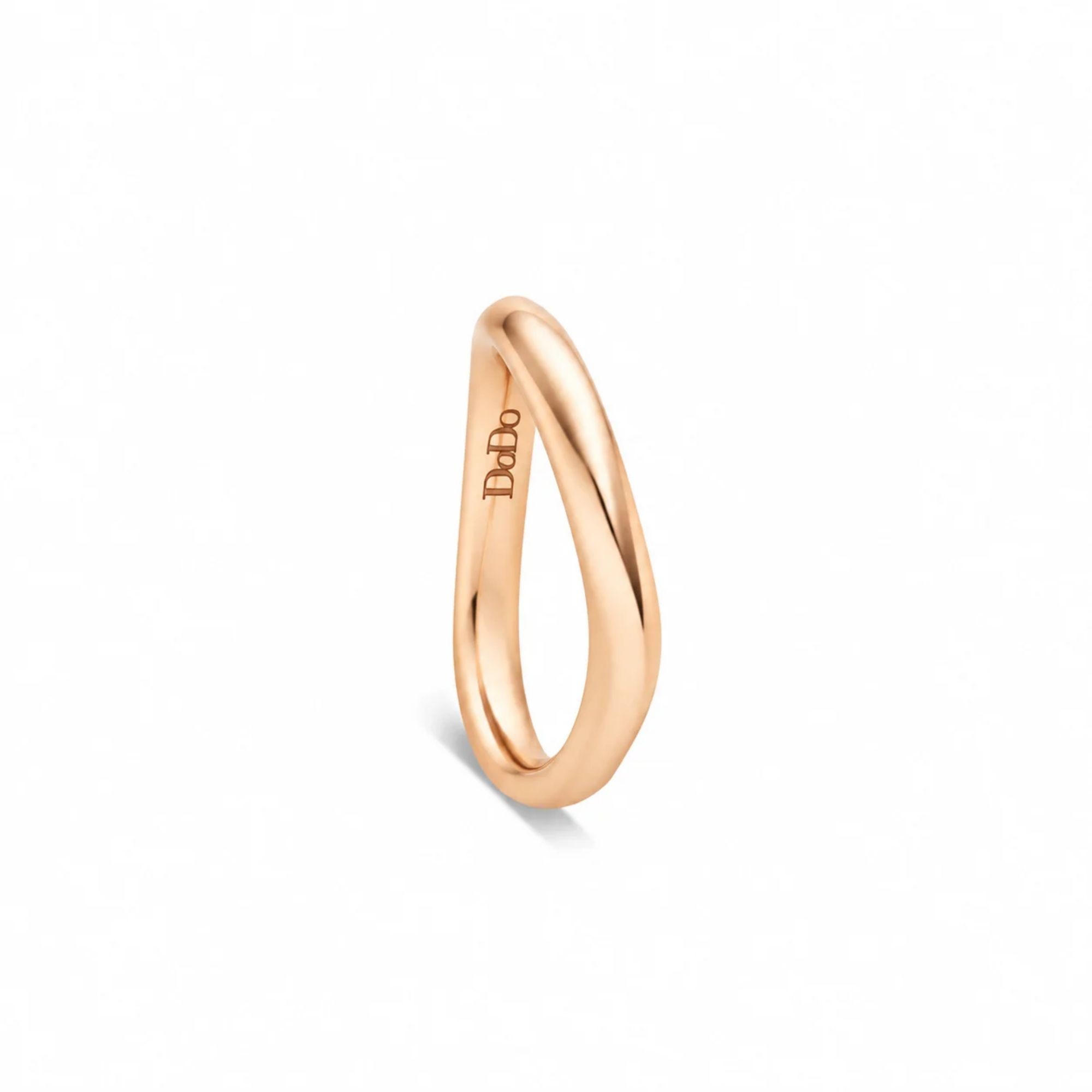 Anillo de oro rosa 9kt Dodo Essentials DODO talla 11 - DODO