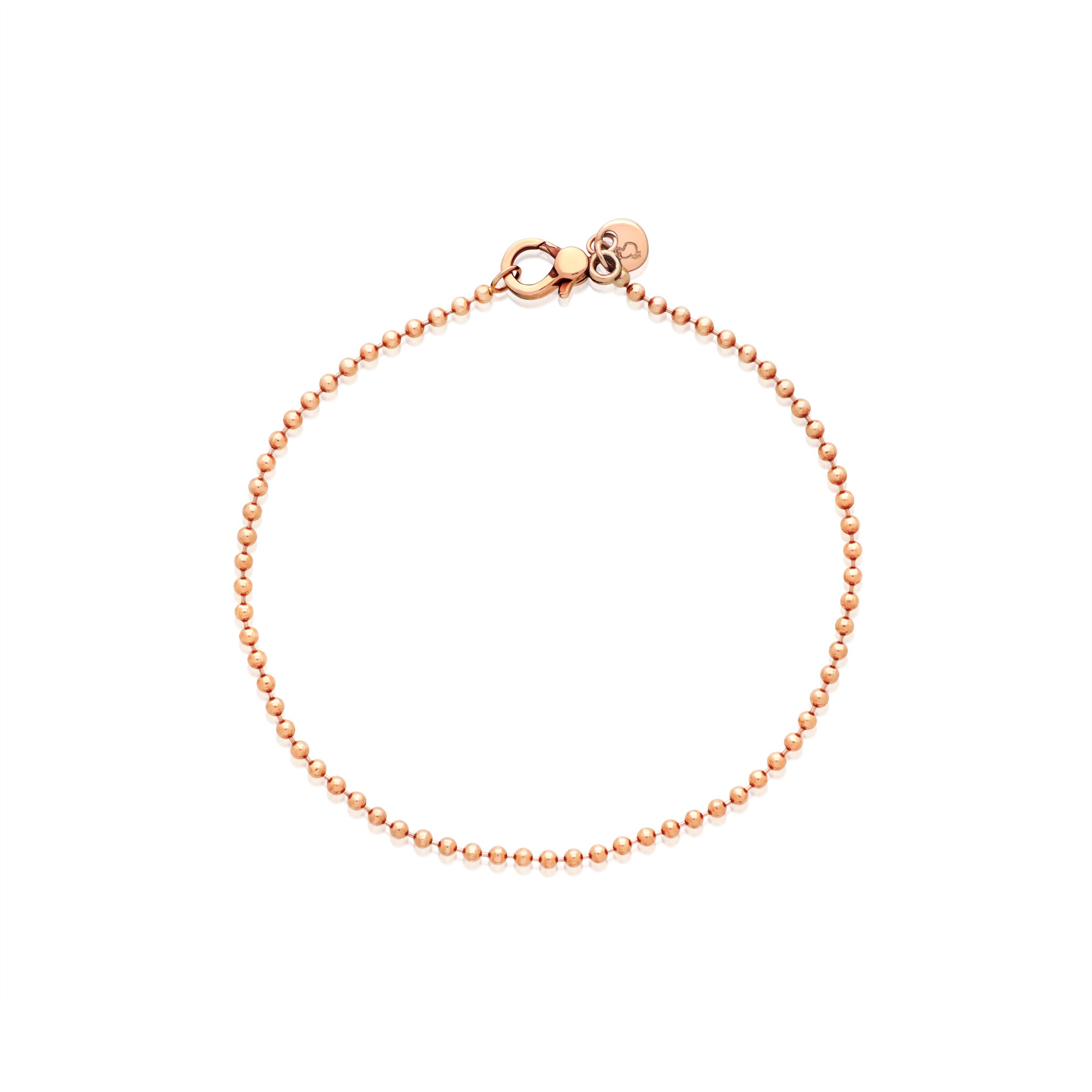 Brazalete de oro rosa 9kt Bollicine Dodo 18 cm - DODO
