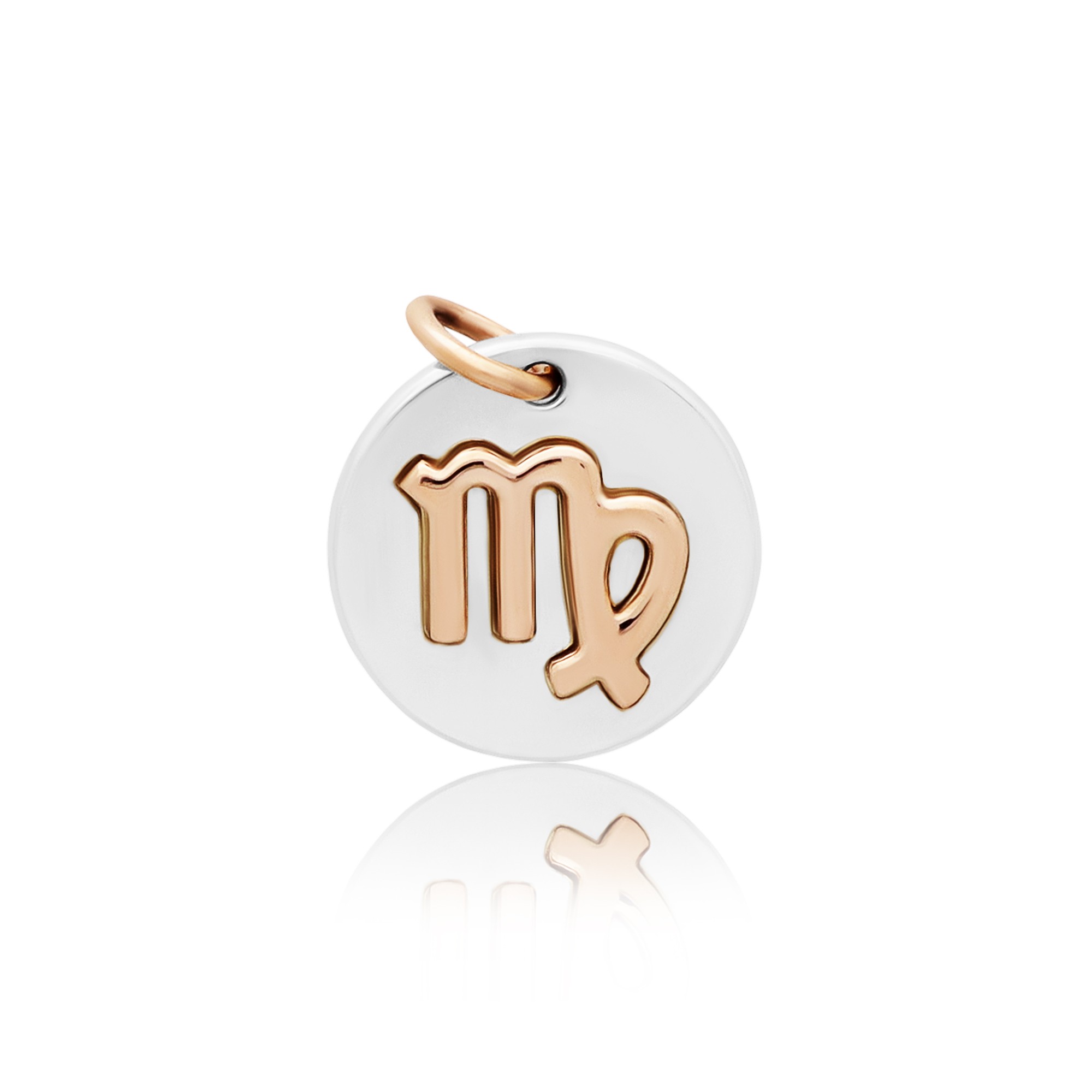 Charm in argento 925 e oro rosa Vergine Symbols Dodo - DODO