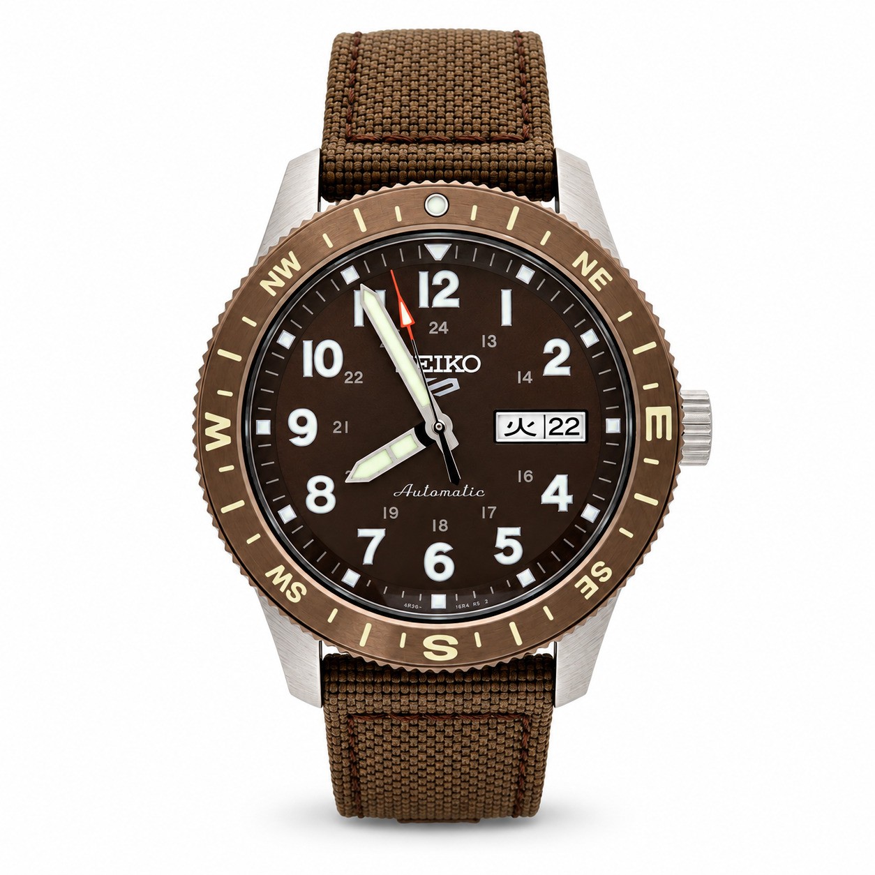 Reloj autom&aacute;tico de nailon Seiko 5 Sports Field HDB009K1 - SEIKO