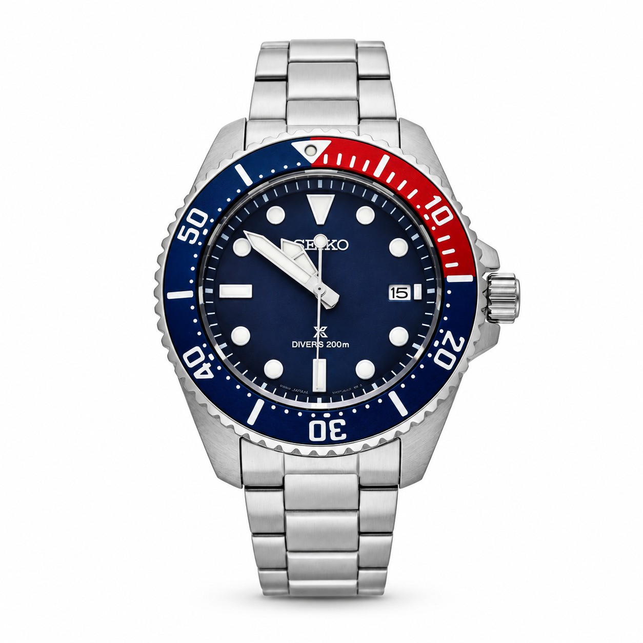 Reloj solar de acero azul Seiko Prospex Mare SNE595P1 - SEIKO