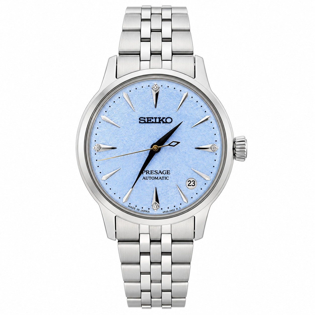 Reloj autom&aacute;tico acero diamantes Seiko Presage Cocktail Time mujer - SEIKO